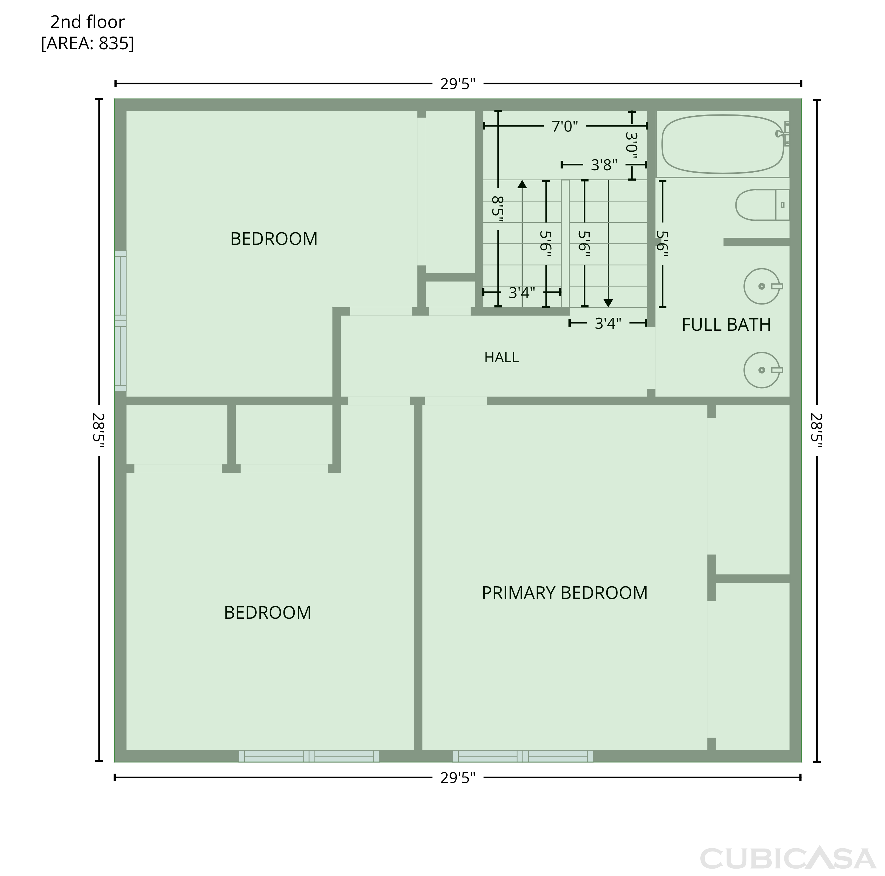 Third Floor of 1154 Rue La Chelle Walk, Saint Louis, MO