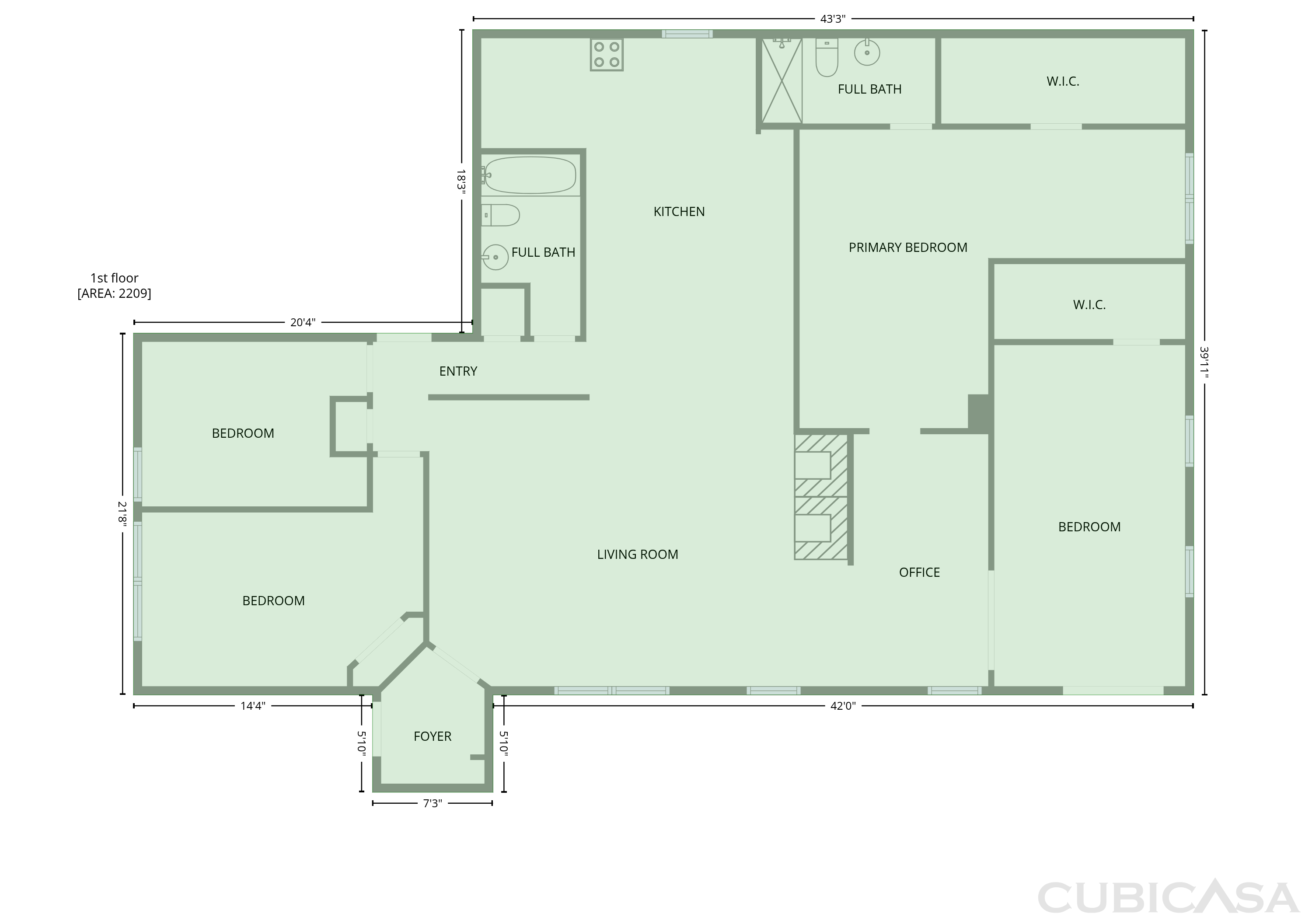 Main Floor of 1210 Fillmore Dr, San Antonio, TX