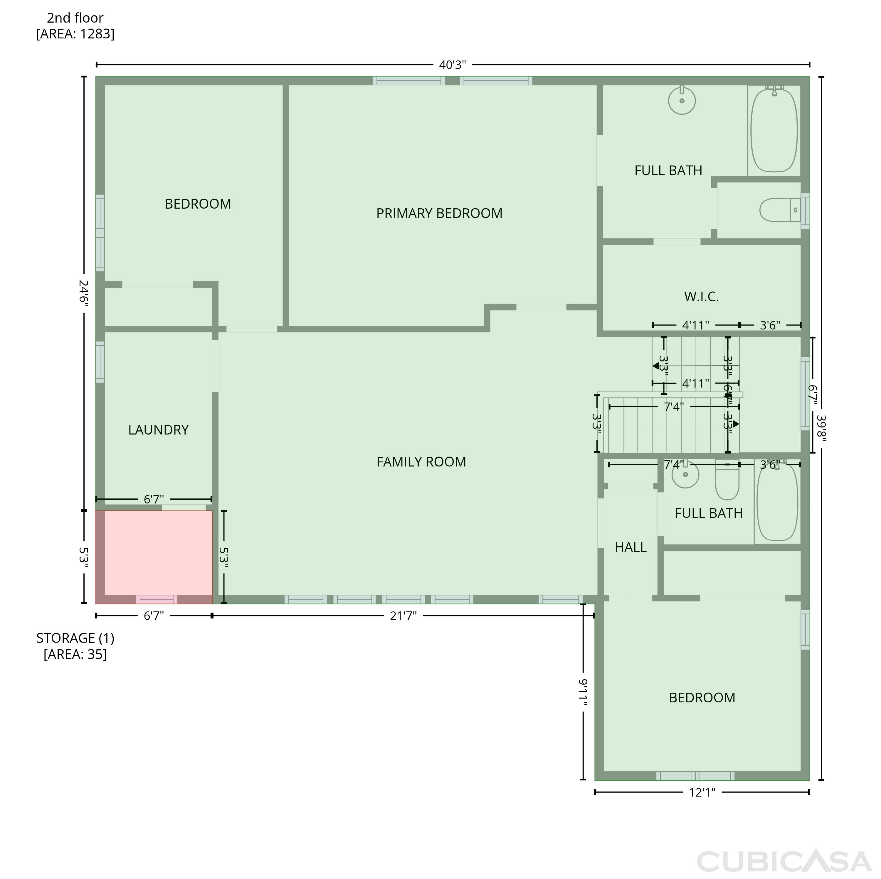 Second Floor of 1176 Willow Hill Ave, Sacramento, CA