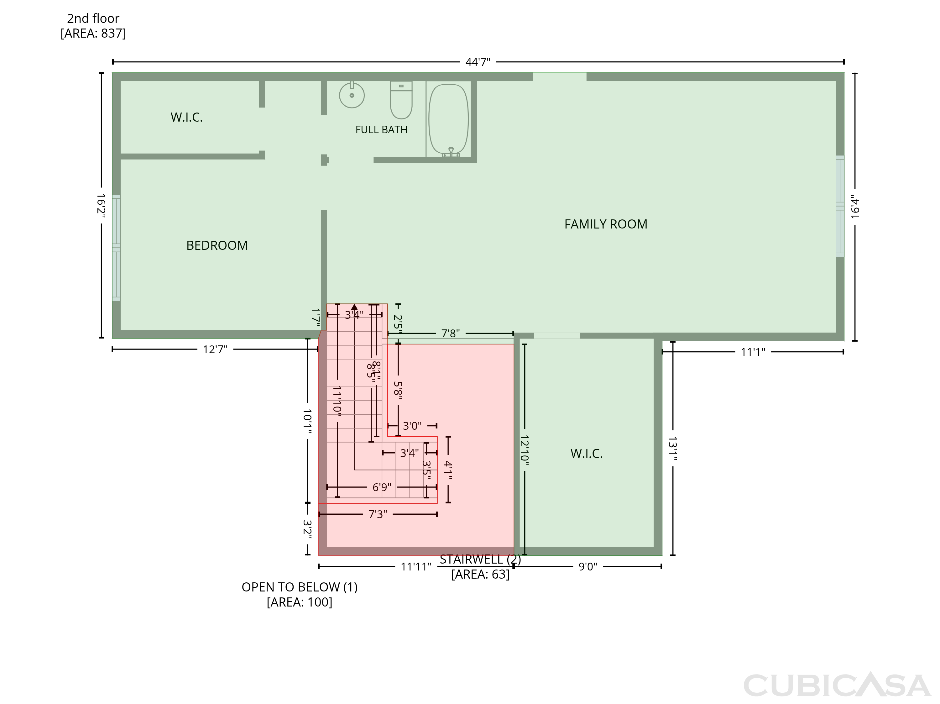 Second Floor of 9565 Horsebit Ln, Concord, NC