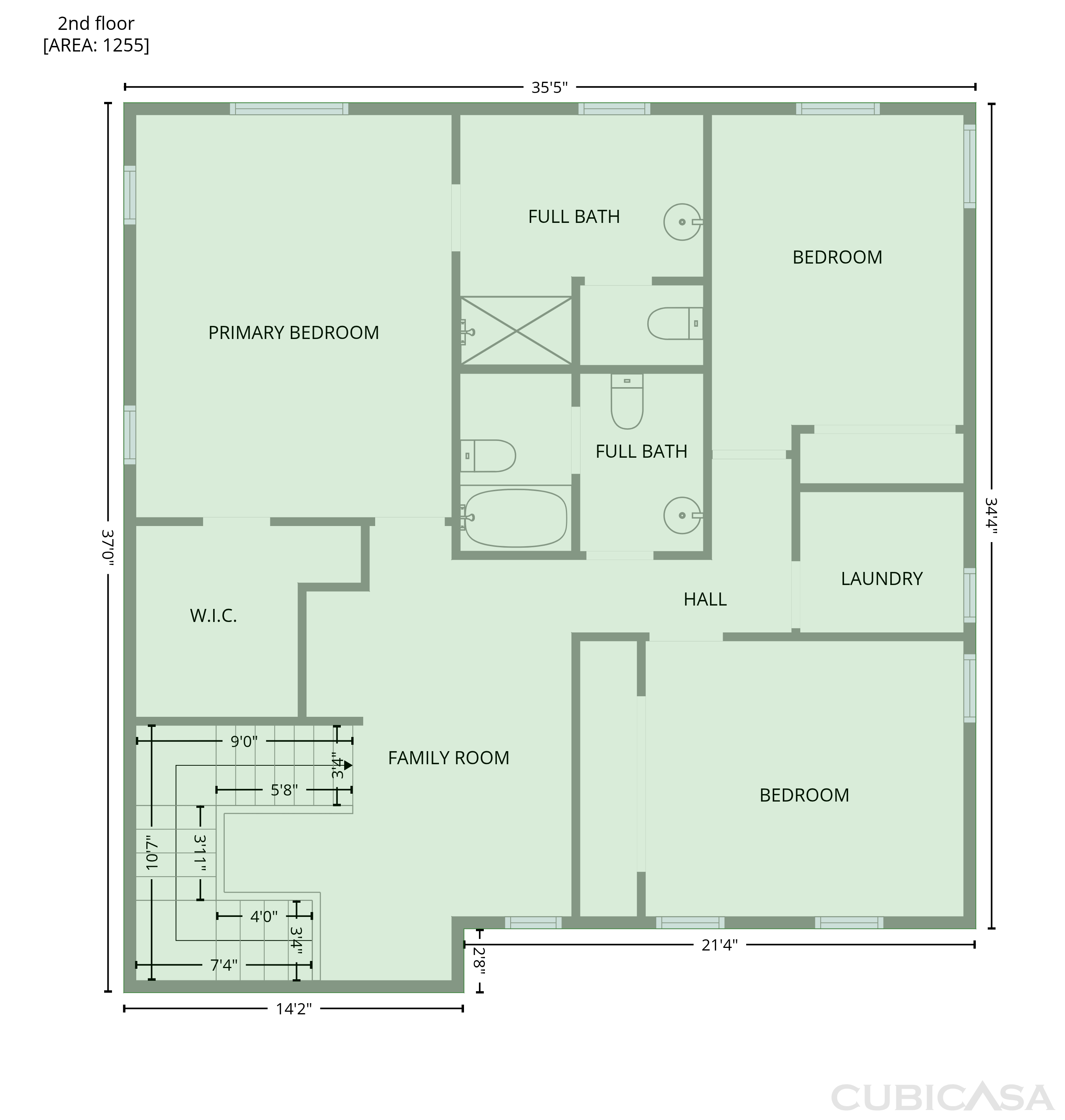 Second Floor of 4812 Ice Age Way, Elk Grove, CA