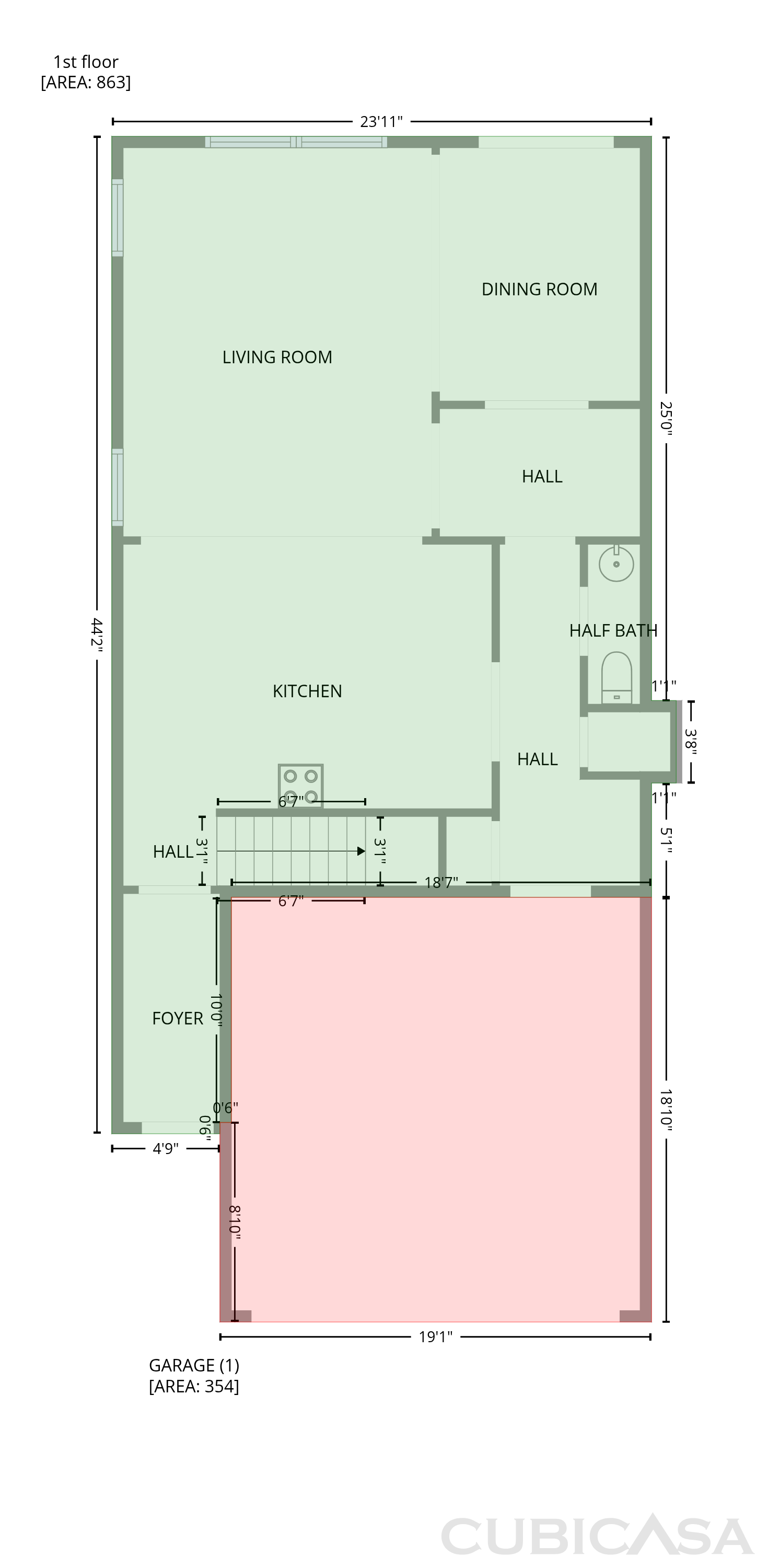 Main Floor of 4023 Aster Point Ct, Pfafftown, NC