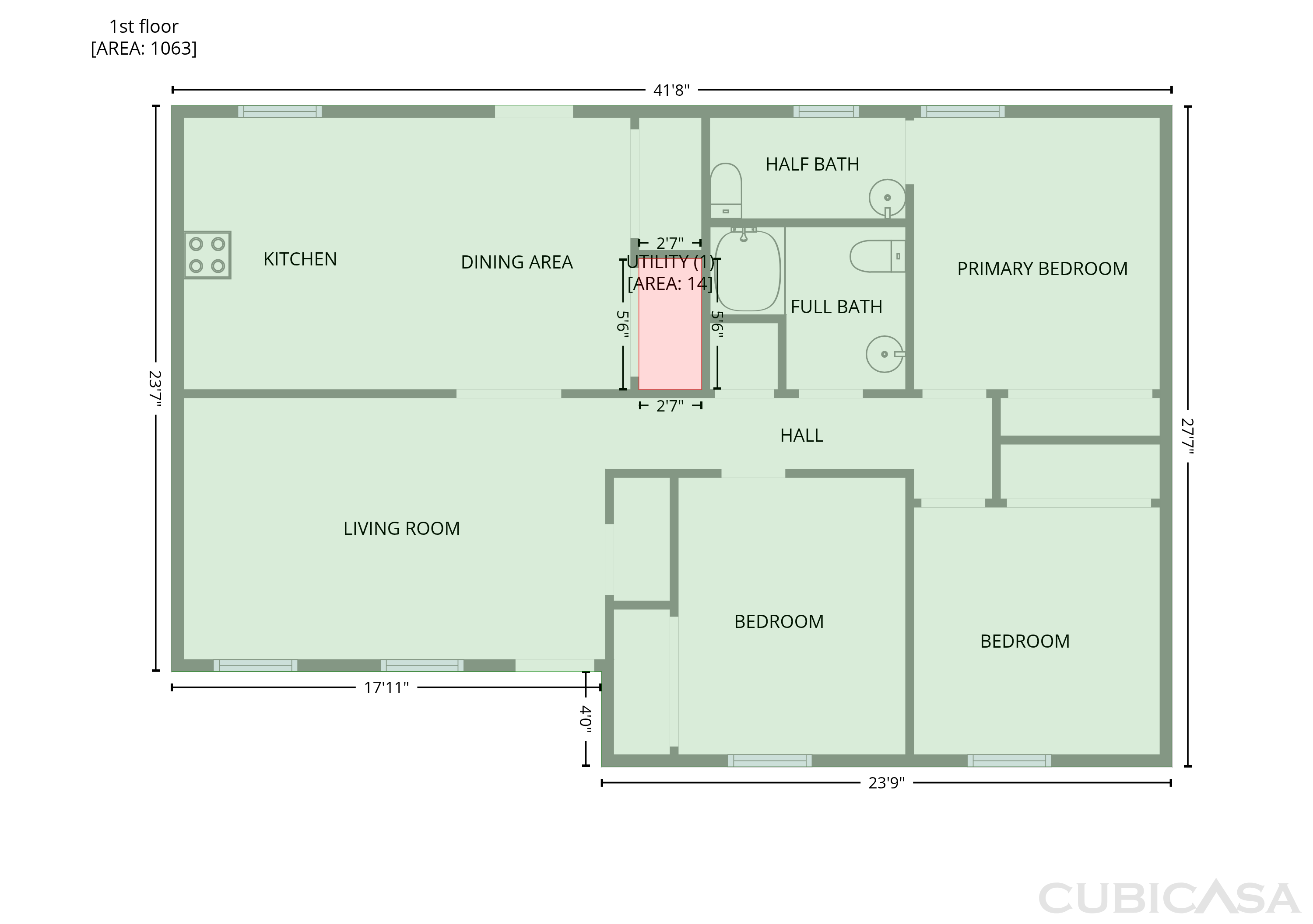 Main Floor of 294 Summit St, Pleasantville, OH