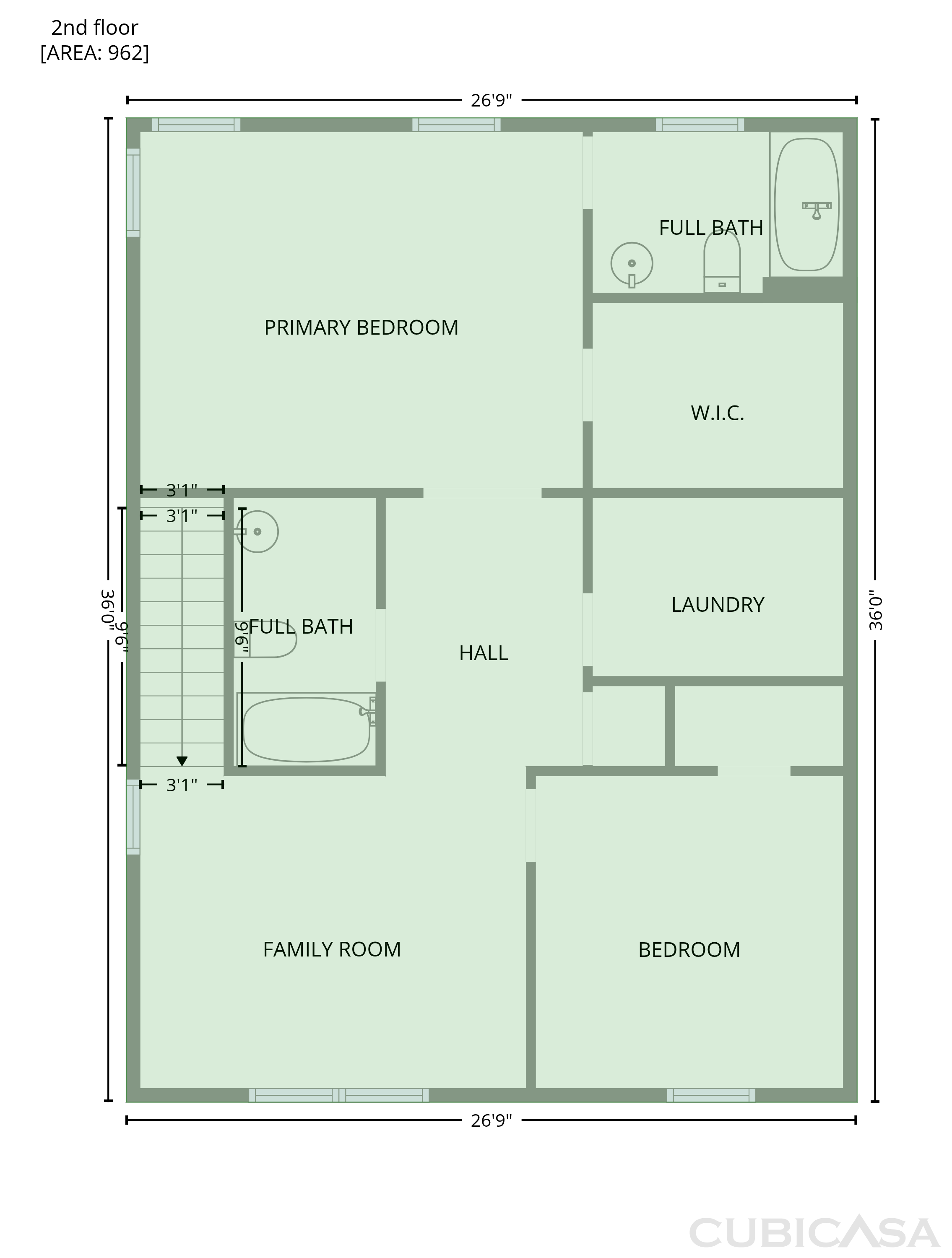 Second Floor of 152 Clydesdale Ct, Matthews, NC