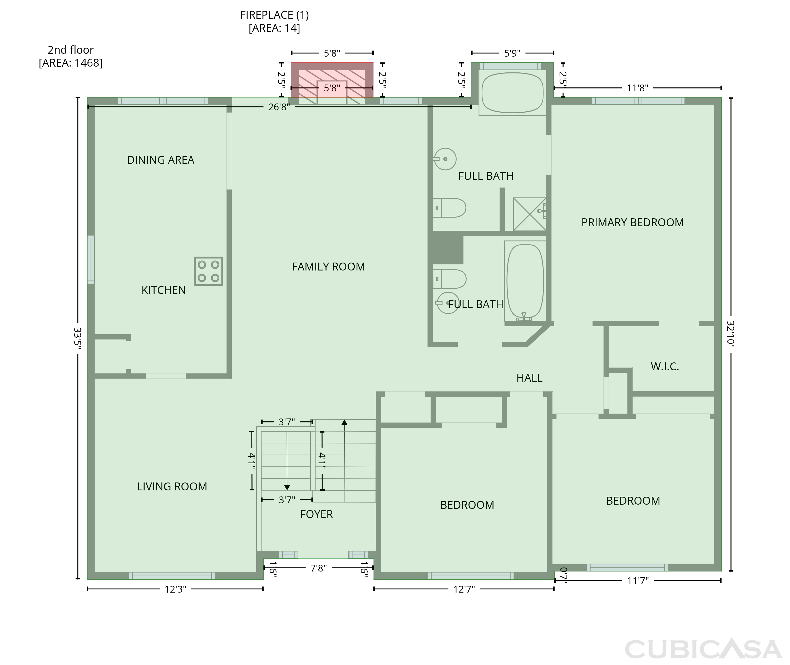 Second Floor of 50 Cranbrook Ct, Covington, GA