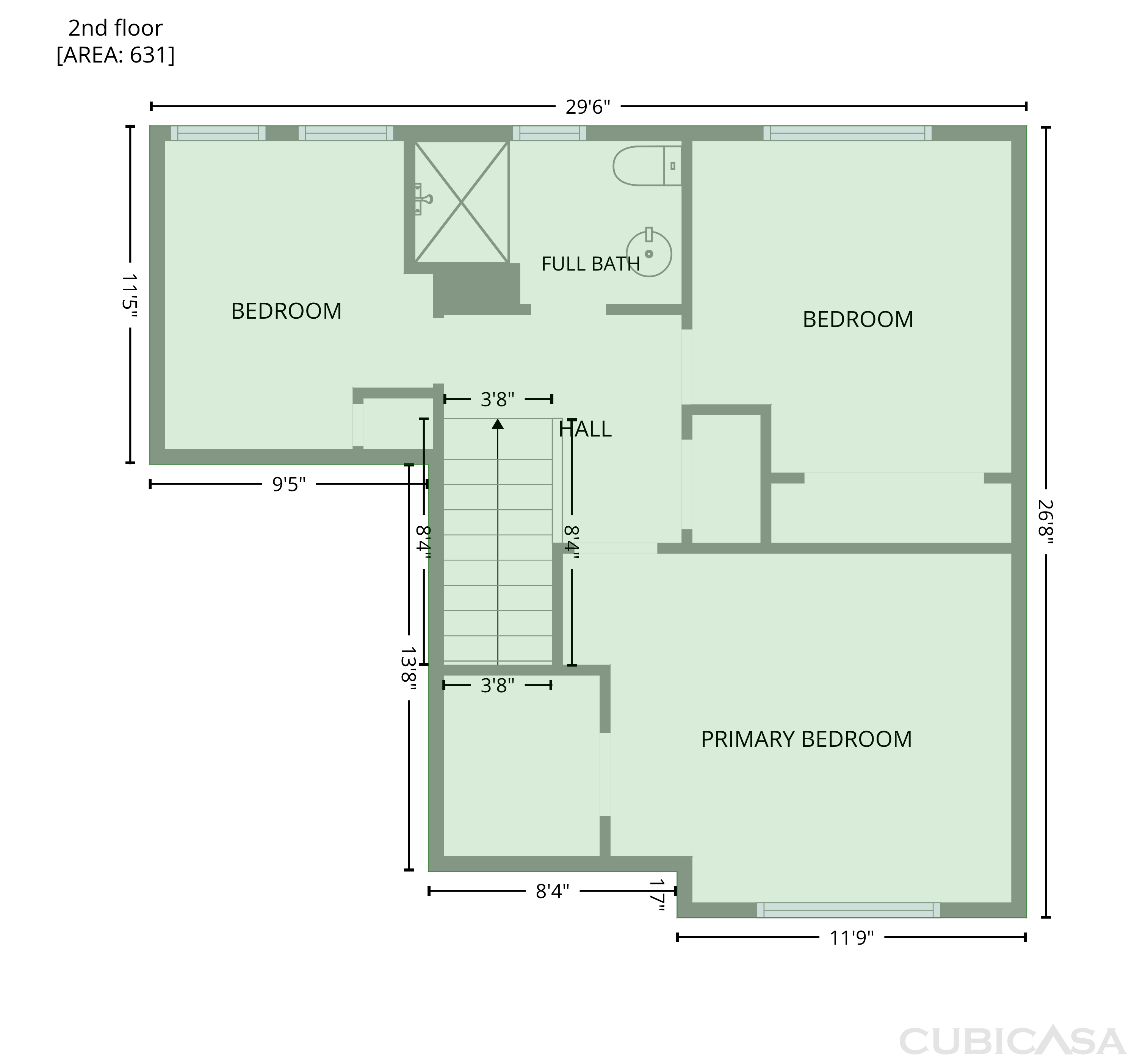 Second Floor of 6604 N Chesterfield Dr, Fort Worth, TX