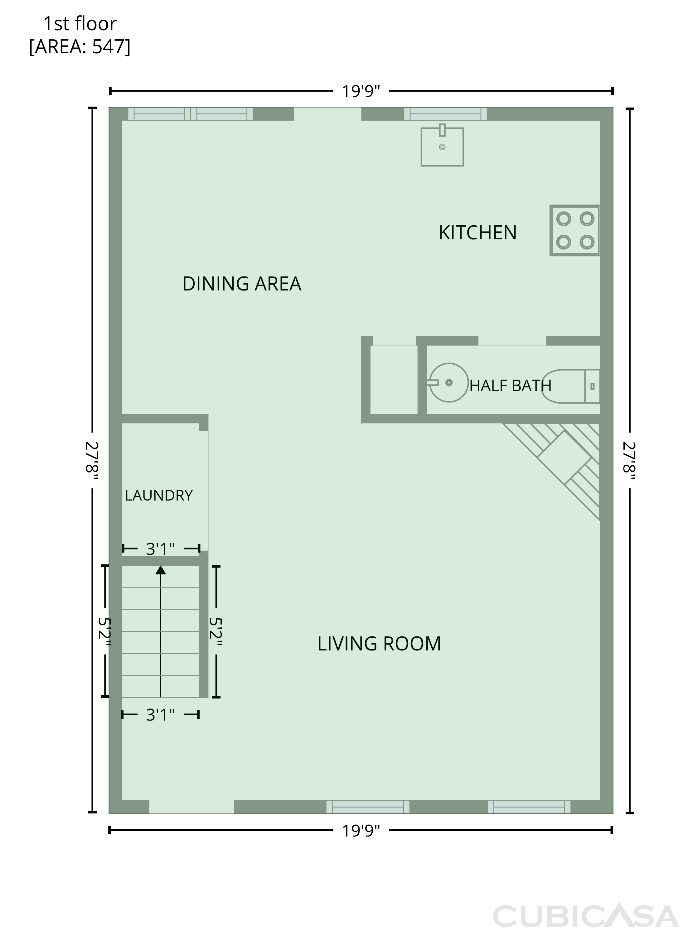 Main Floor of 12 Mandy Ct, Durham, NC