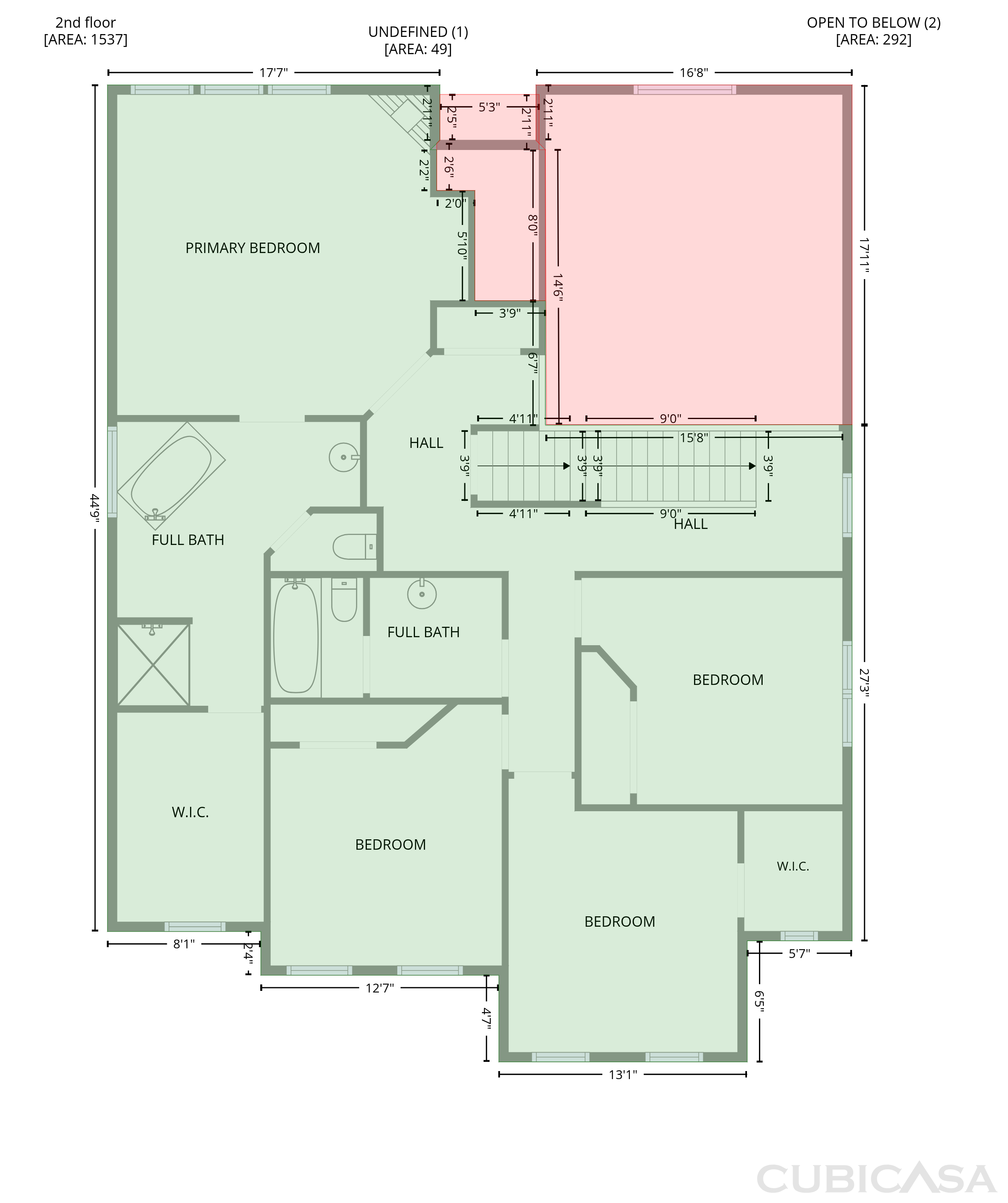 Second Floor of 3109 Landing Falls Ln, Raleigh, NC
