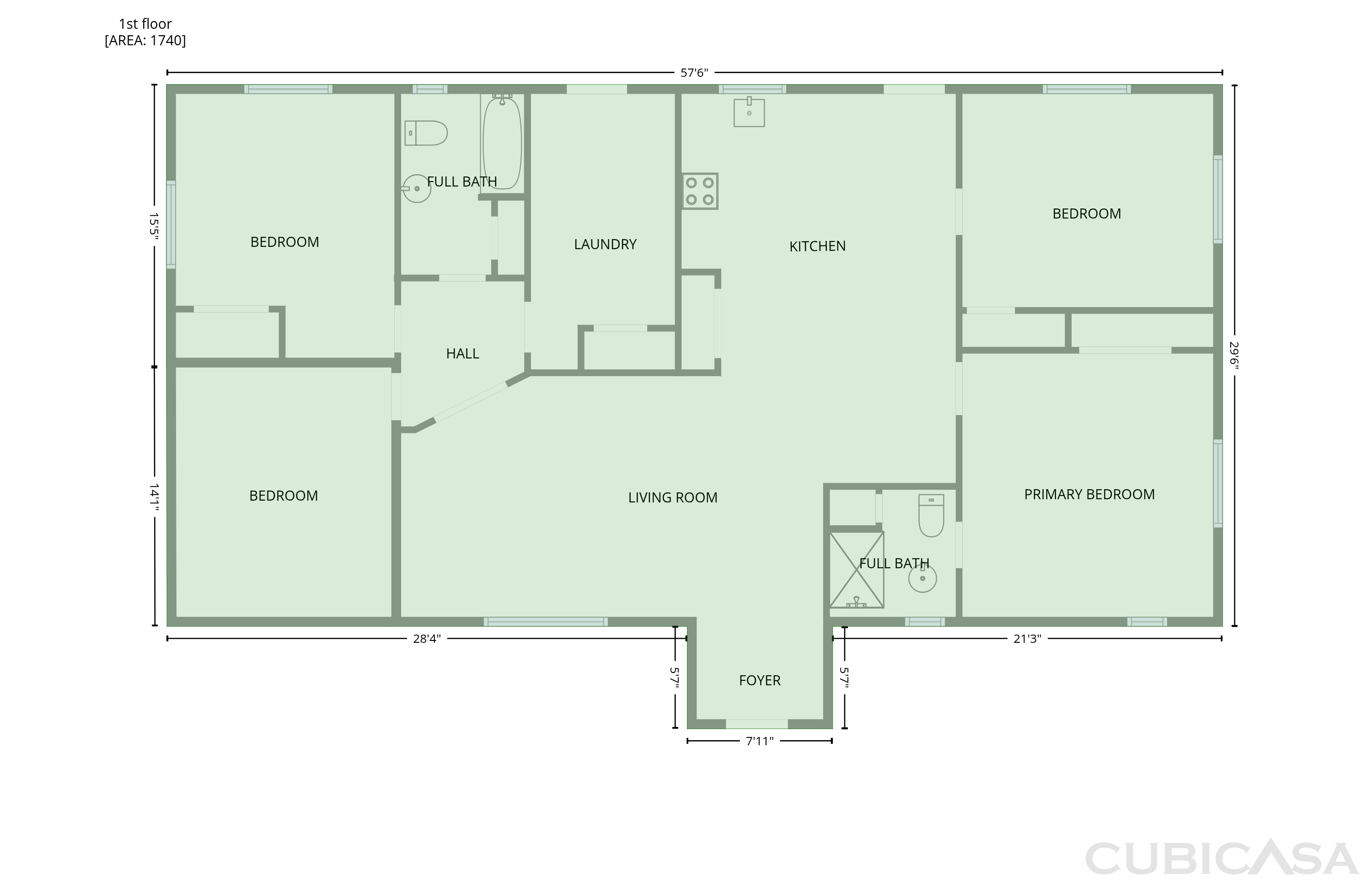 Main Floor of 13655 Audrey Ln, Largo, FL