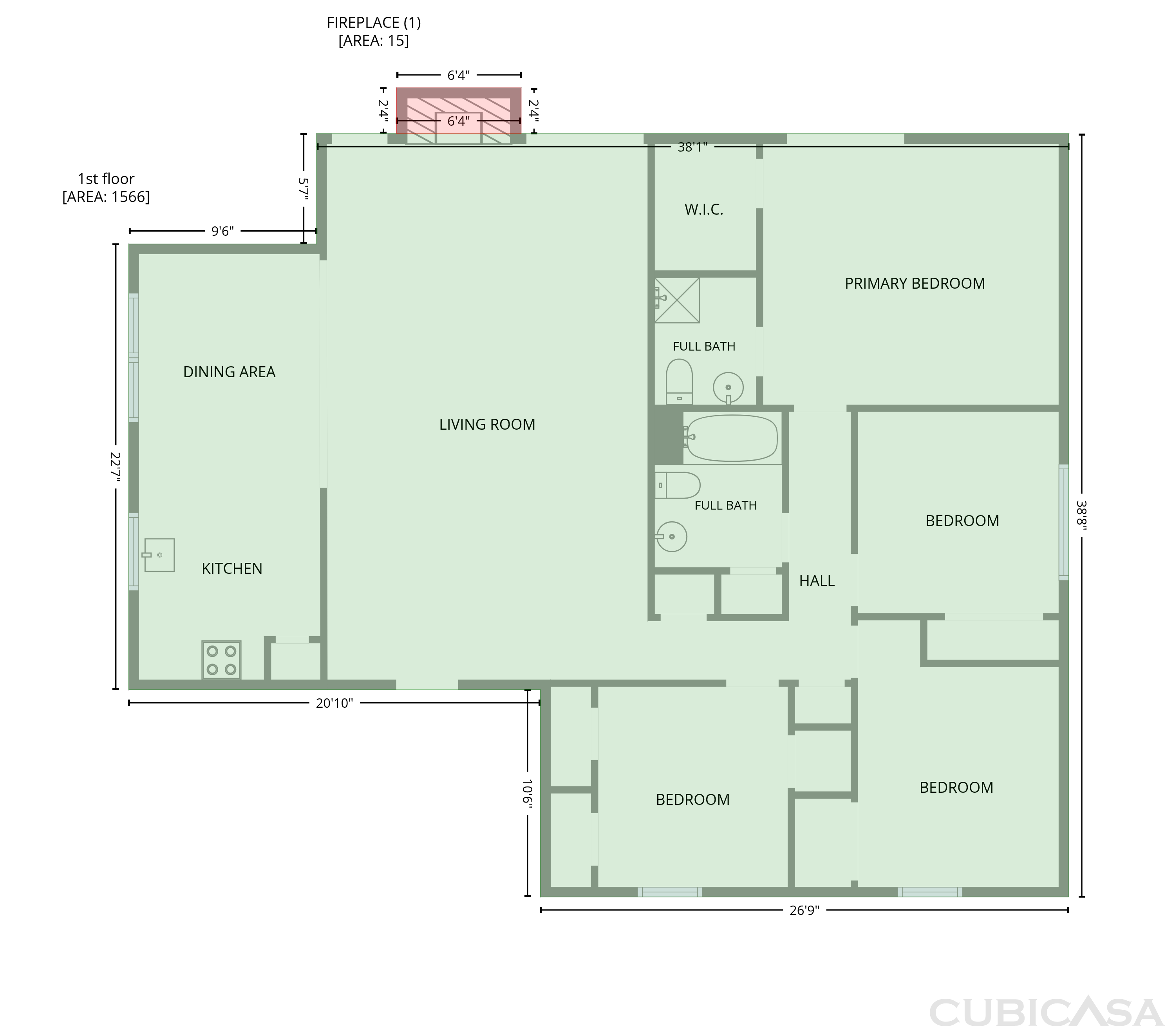 Main Floor of 922 Meadowdale Cir, Garland, TX