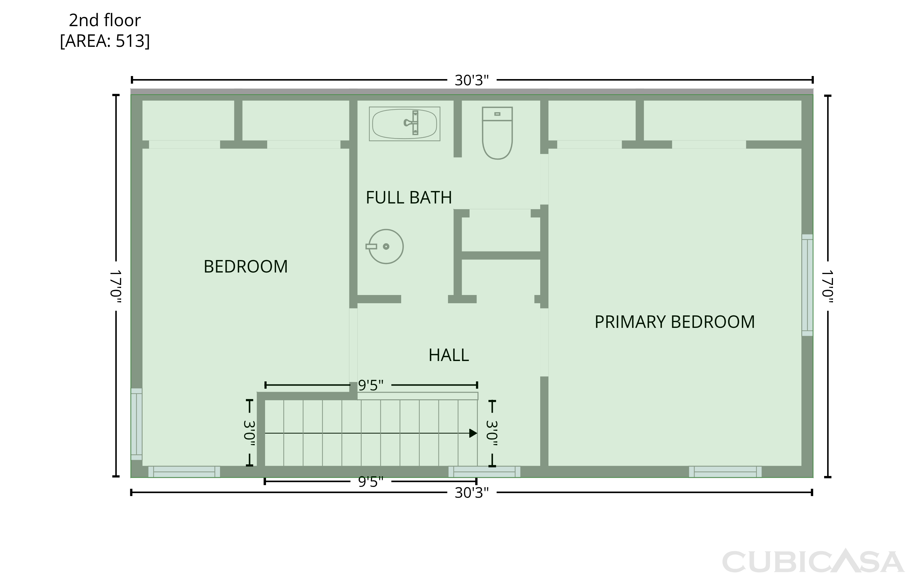 Third Floor of 1352 Meadow Run, Copley, OH
