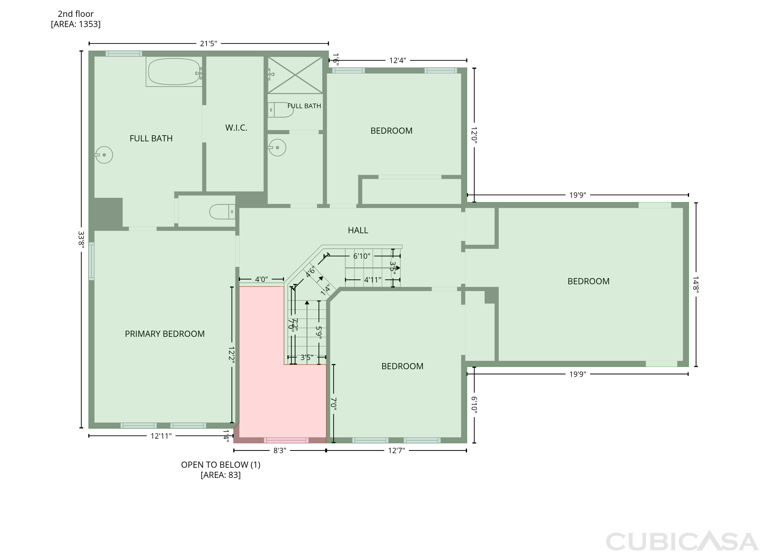 Second Floor of 3009 Melbourne Ct E, Mount Juliet, TN