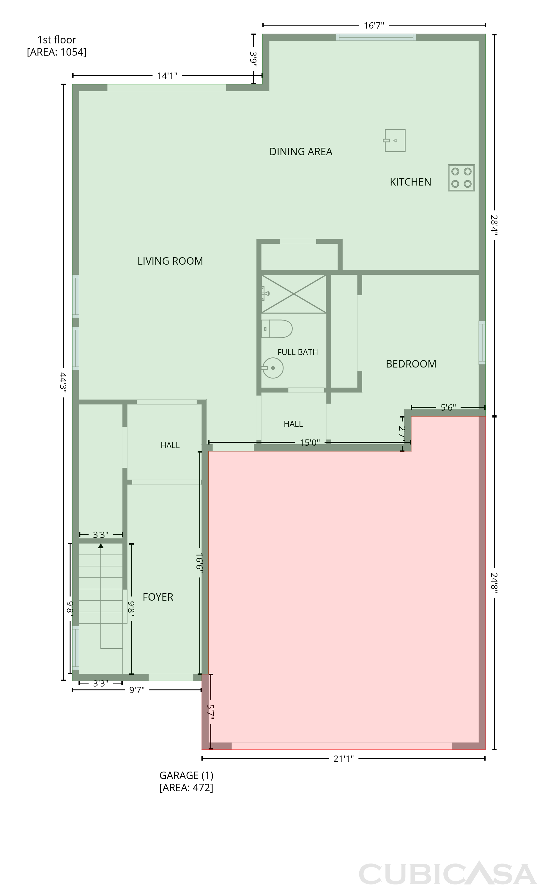 Main Floor of 8379 W Rochelle Ave, Las Vegas, NV