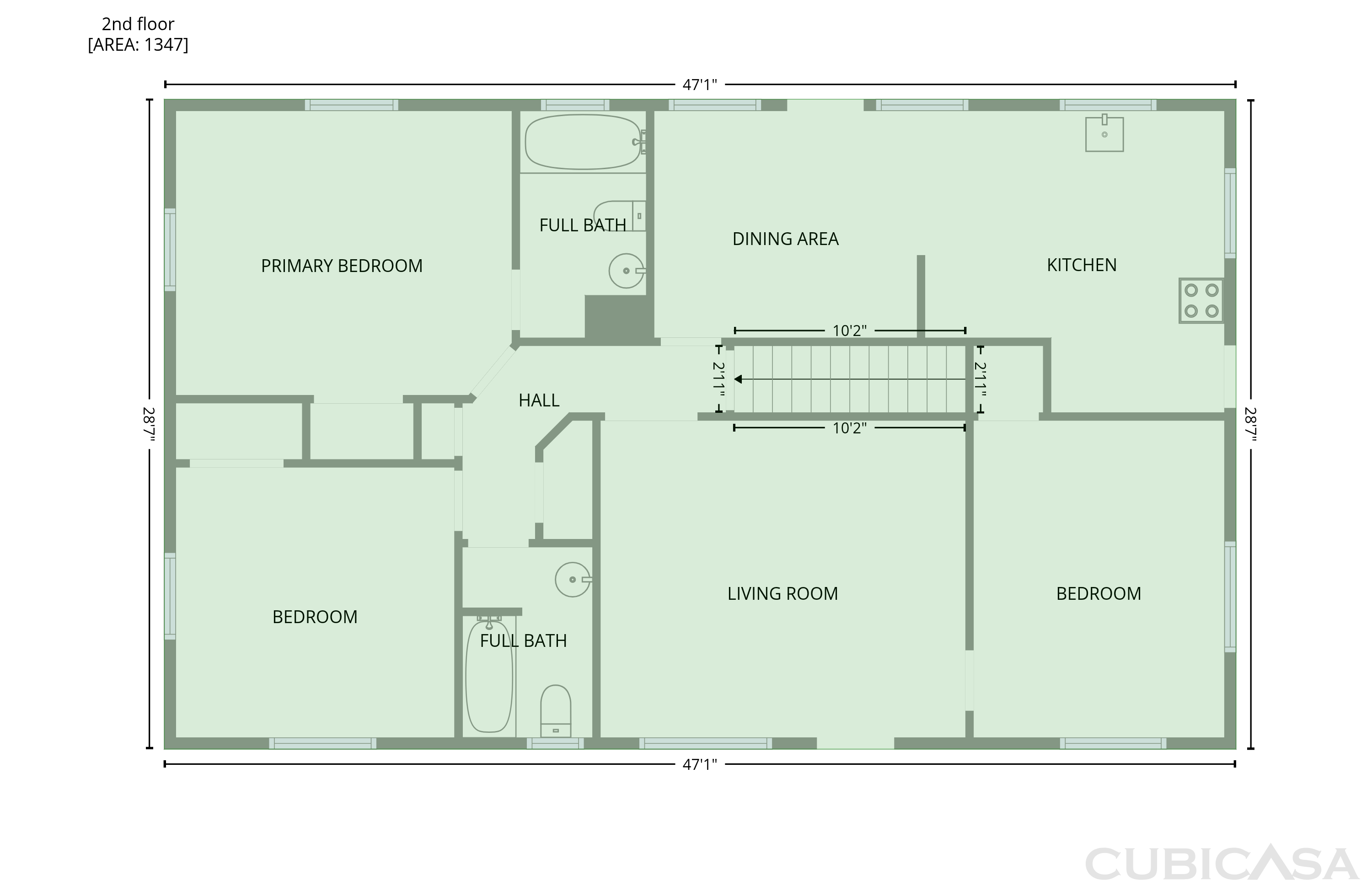 Second Floor of 608 E Ryder Ave, Landis, NC