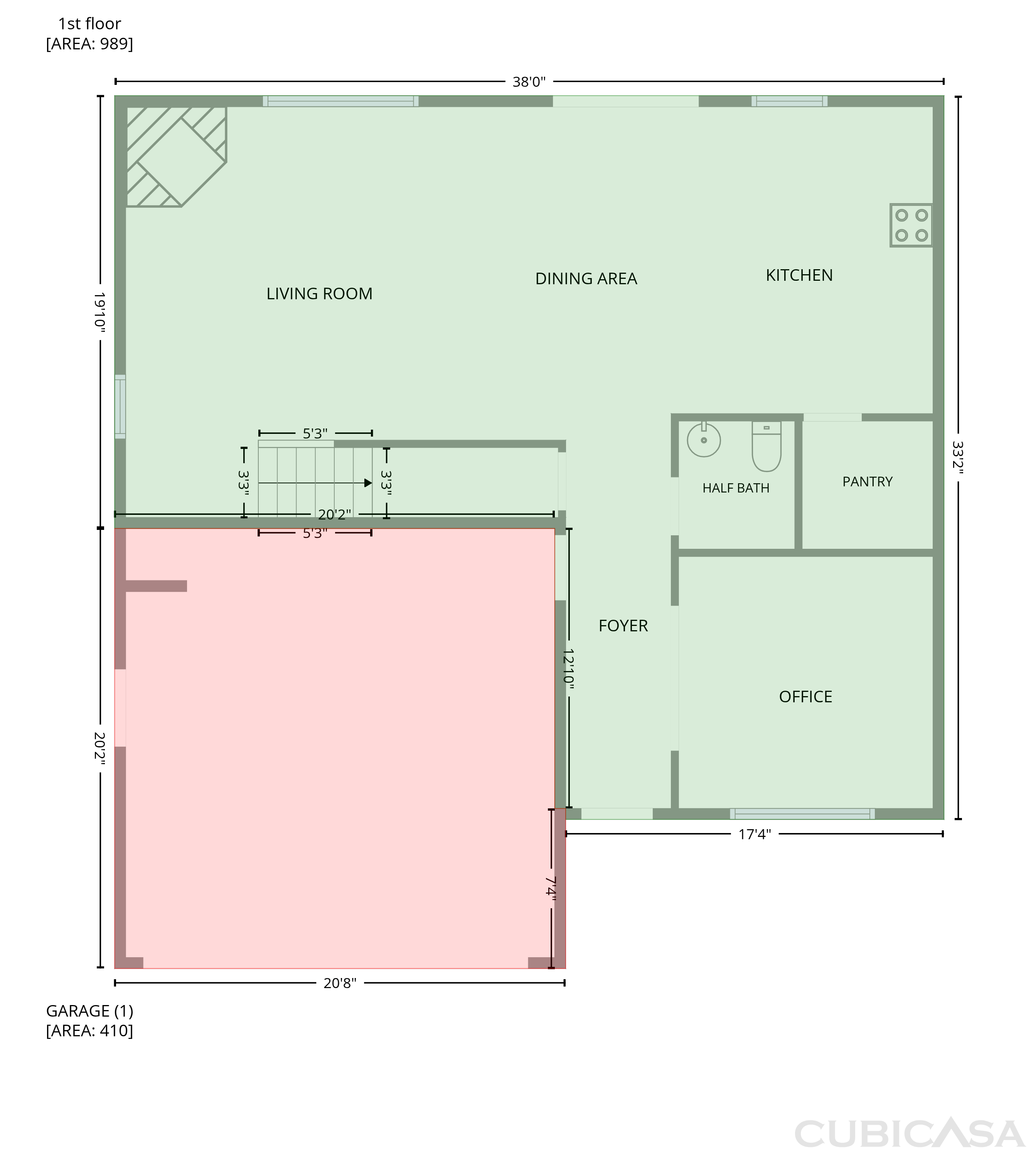 Main Floor of 611 Dodson Lake Ct, Fairburn, GA