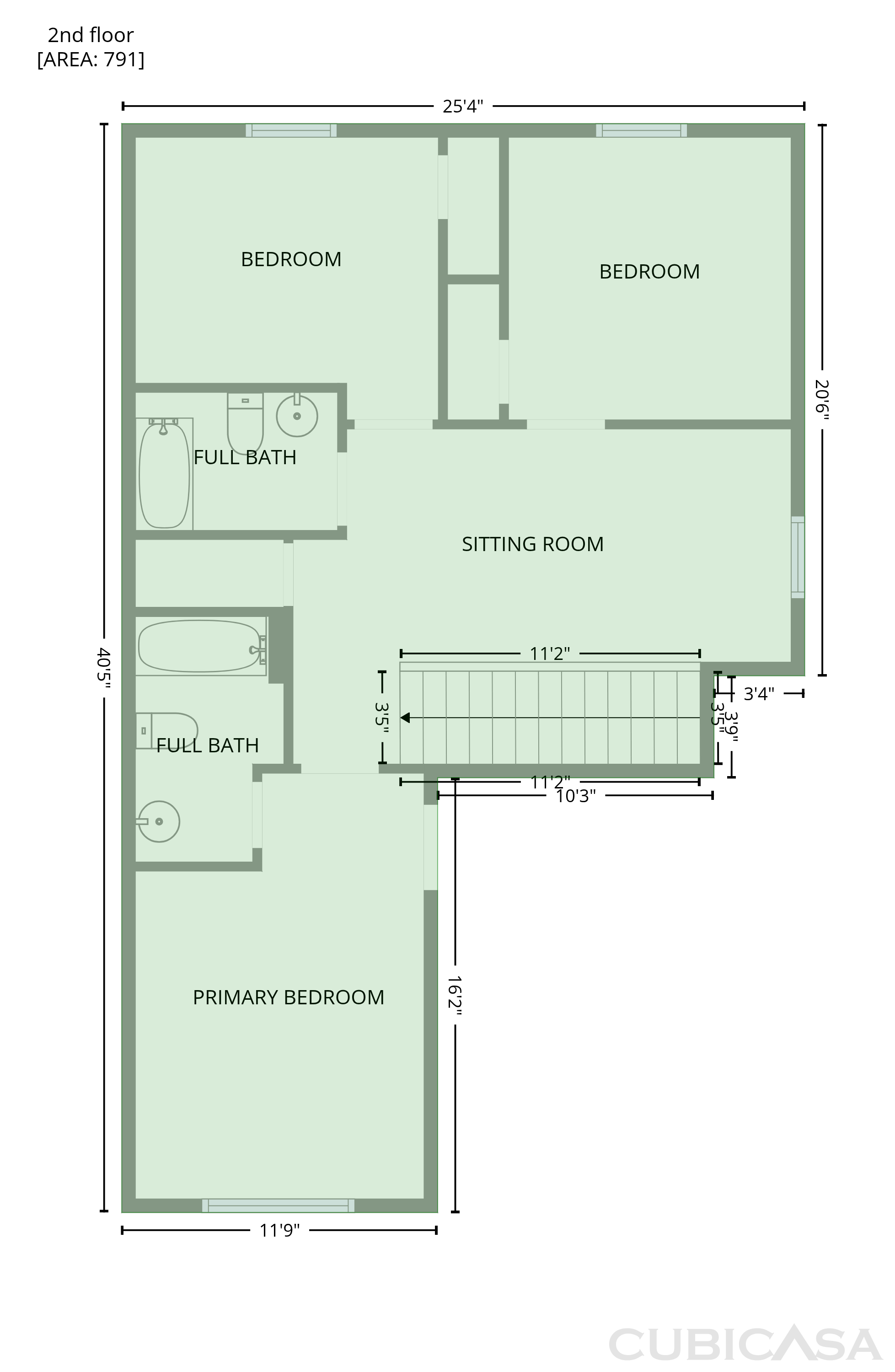 Second Floor of 4716 Queen Pierrette St, Raleigh, NC