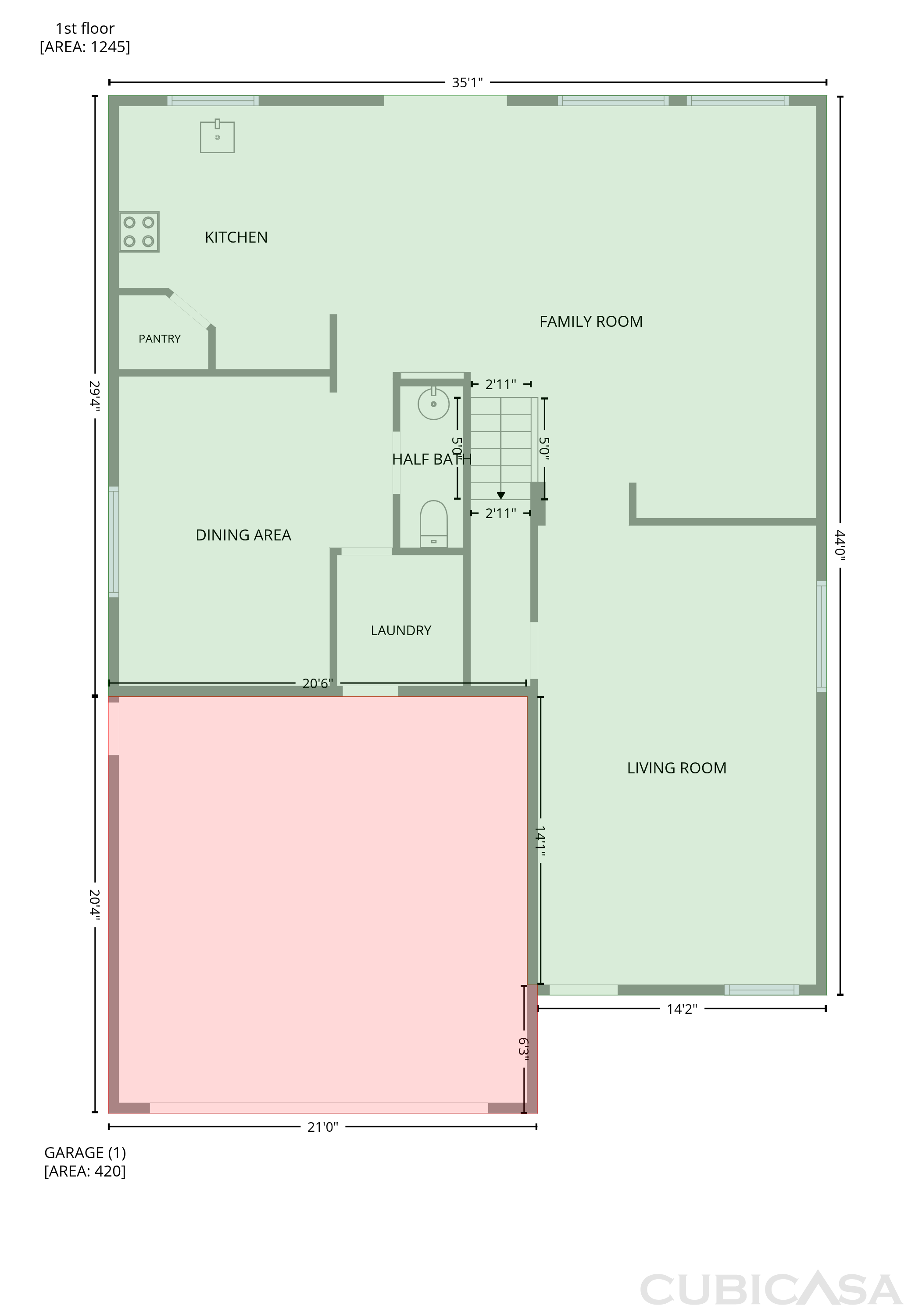 Main Floor of 18170 W Mission Ln, Waddell, AZ