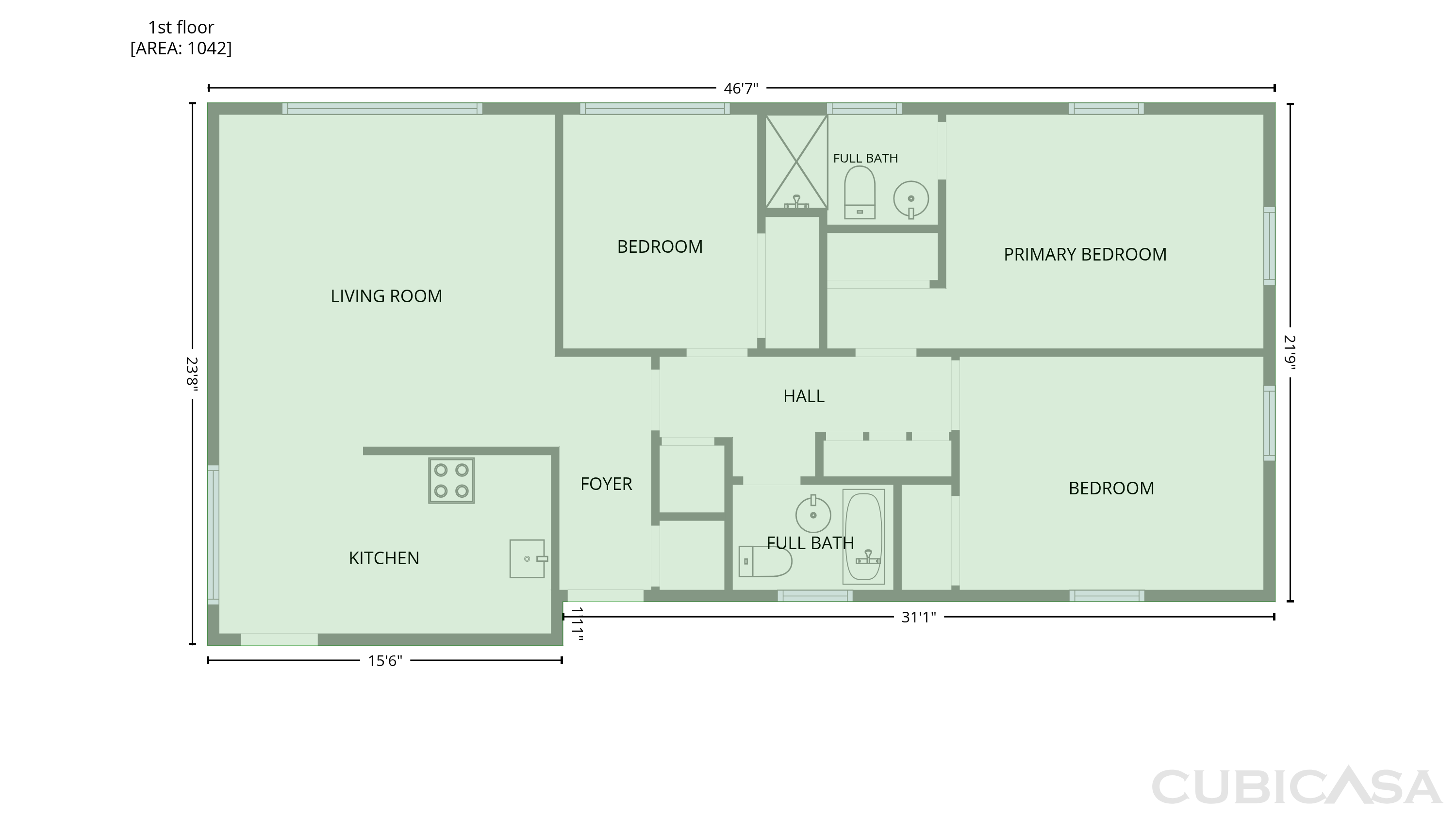 Main Floor of 1053 Azalea Ln, Cocoa, FL