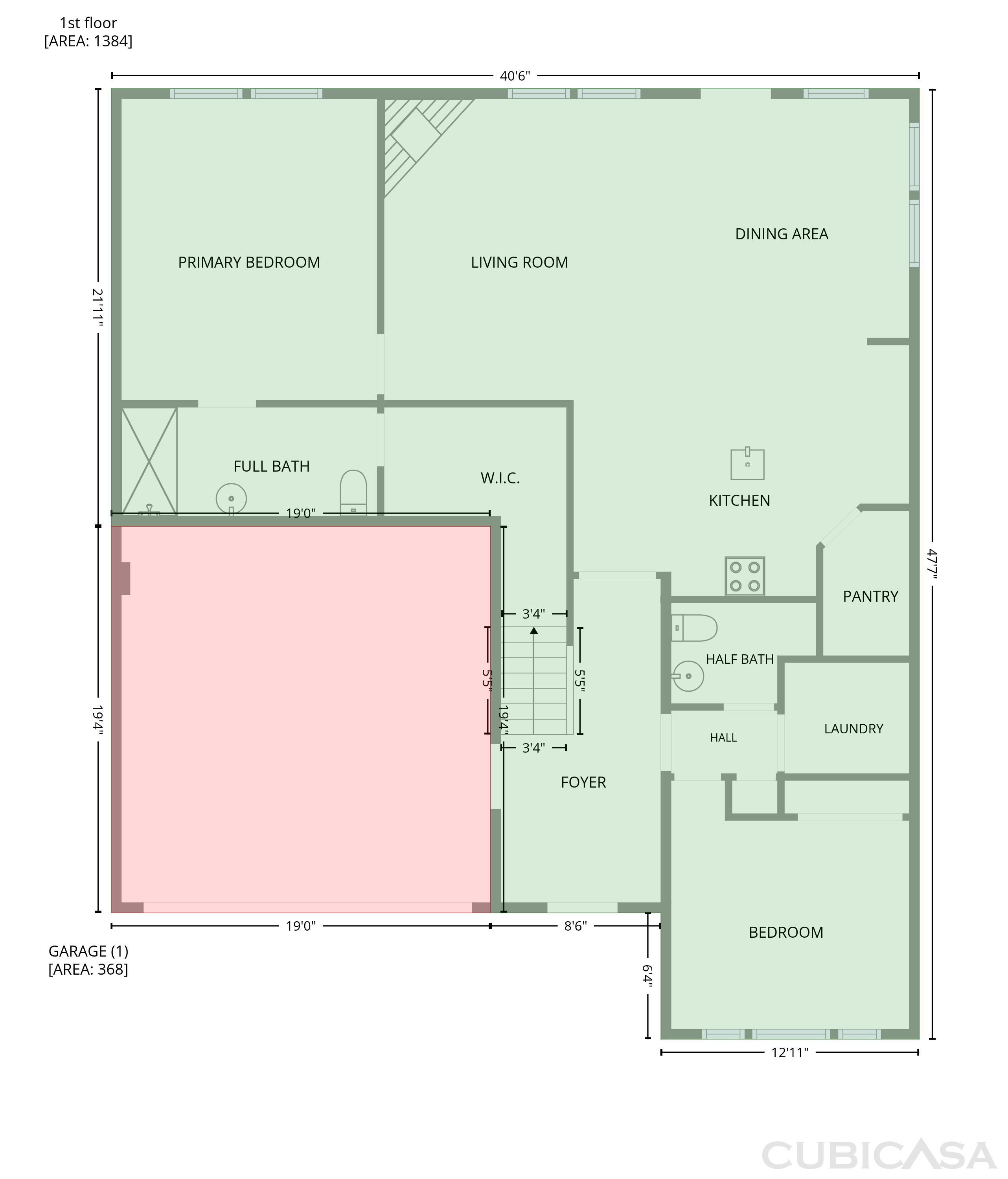 Main Floor of 402 N Race St, Tioga, TX