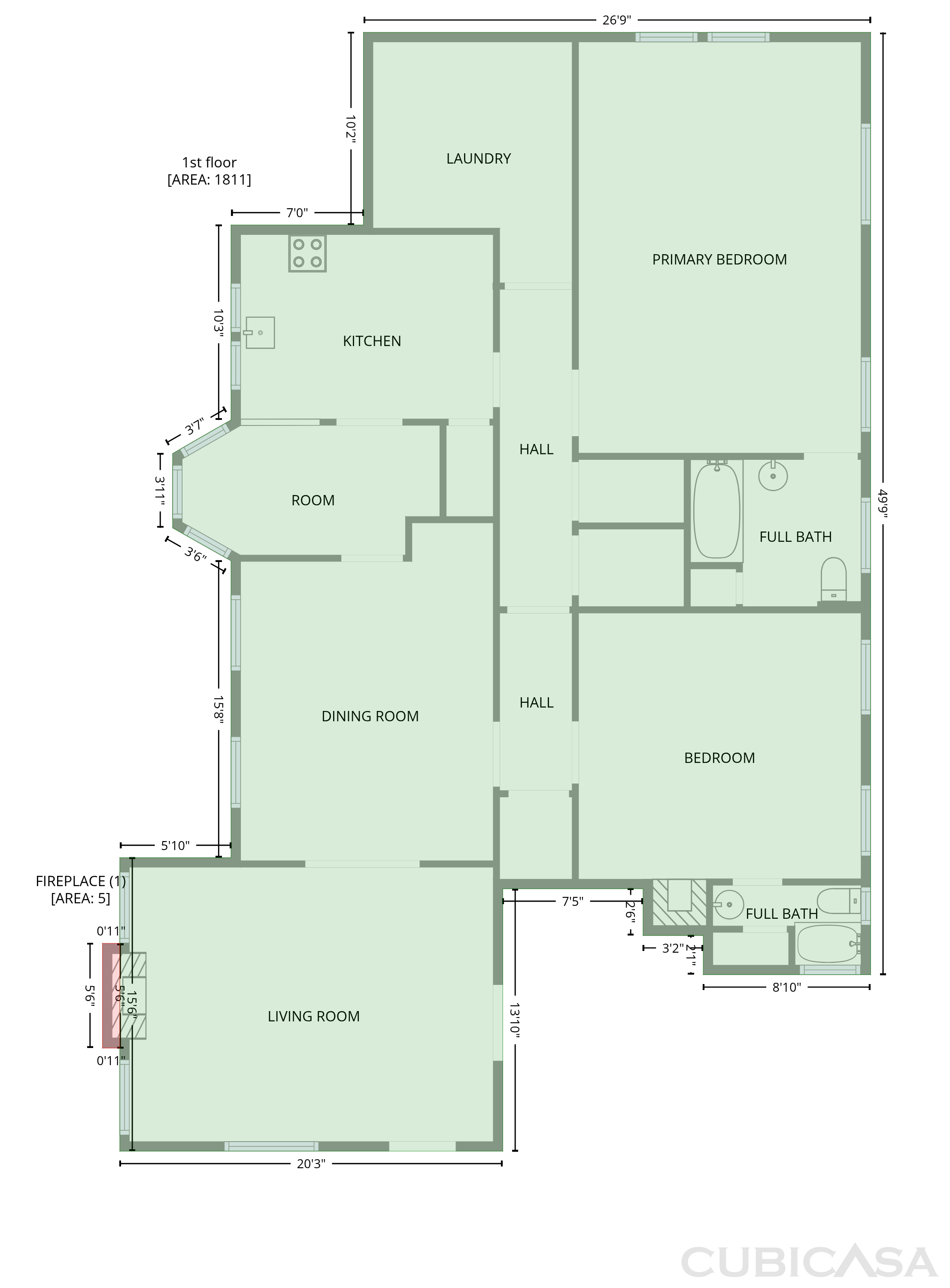 Main Floor of 355 Pecan St SE, Dawson, GA