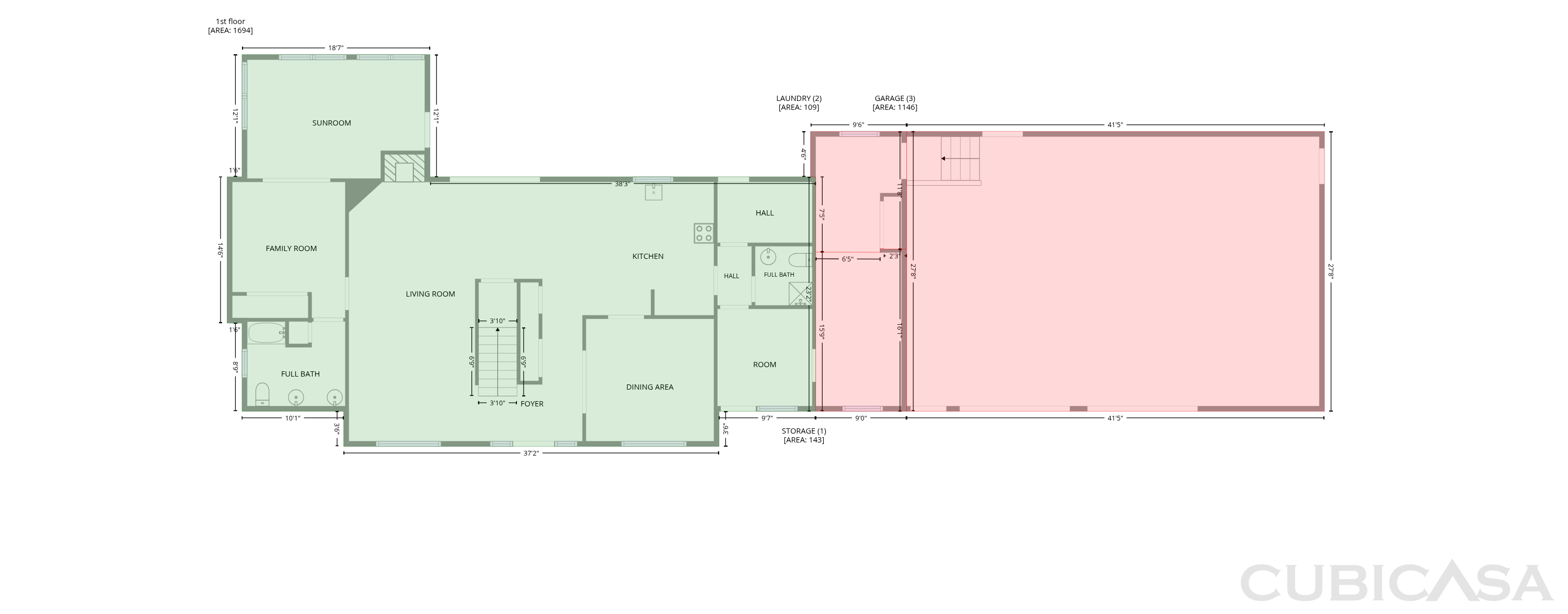 Main Floor of 5438 Cold Spring Ln, North Port, FL