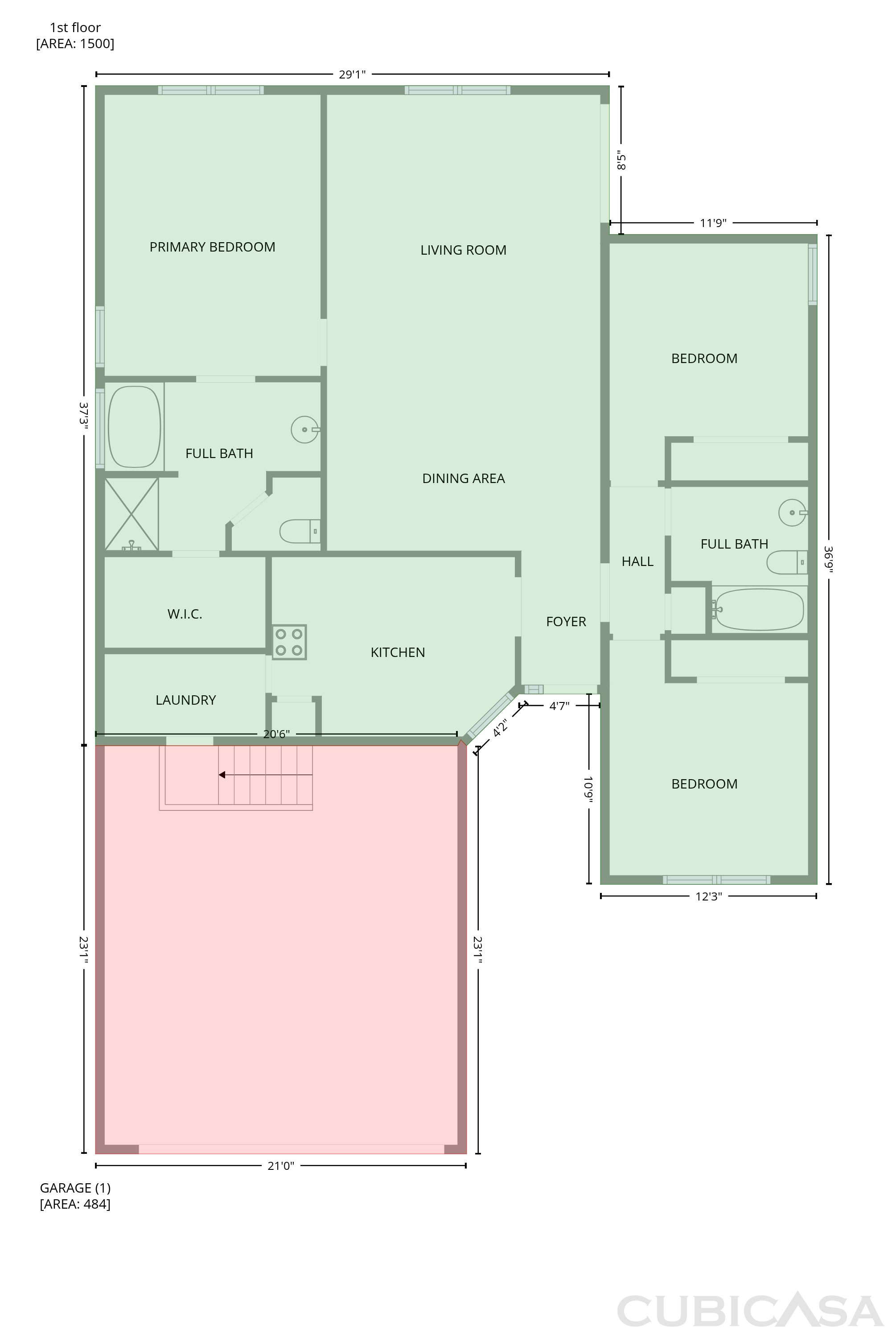 Main Floor of 504 Welshcrest Ct, Antioch, TN