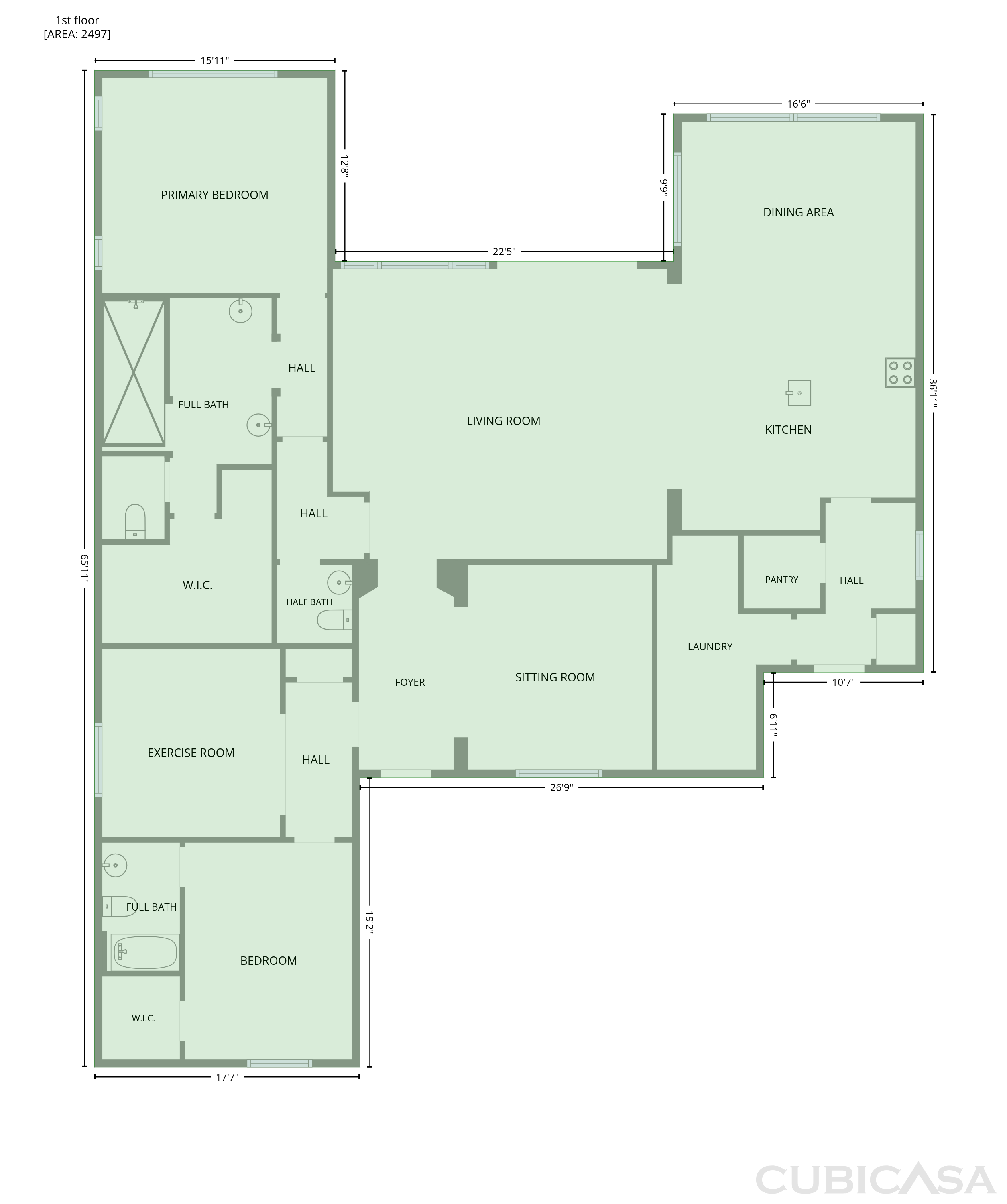 Main Floor of 4689 Lluvia Encantada, Santa Fe, NM