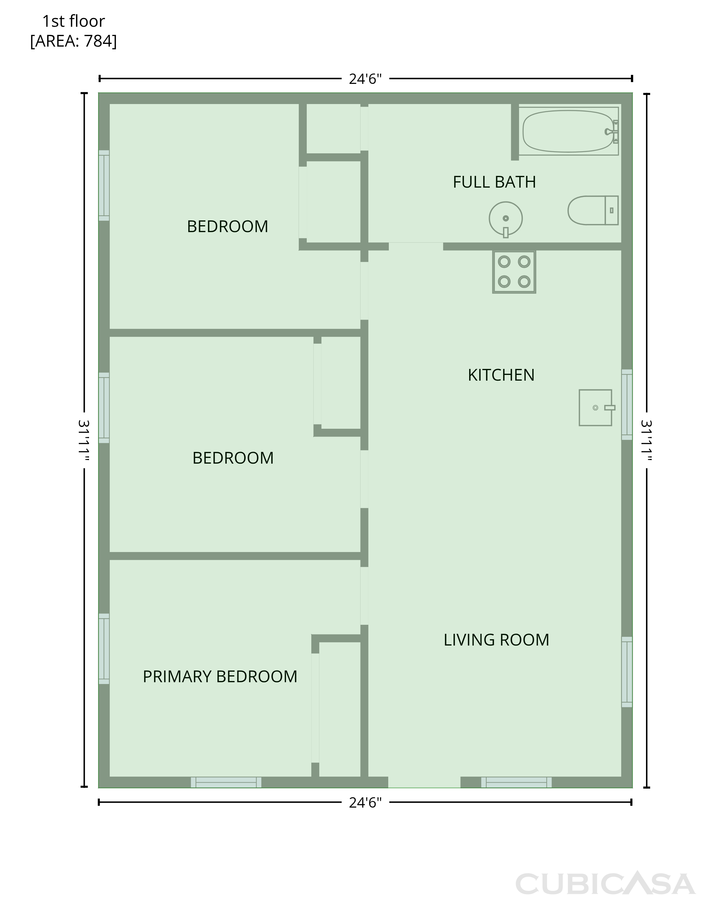 Main Floor of 1313 Eastbrook Rd SE, Dalton, GA