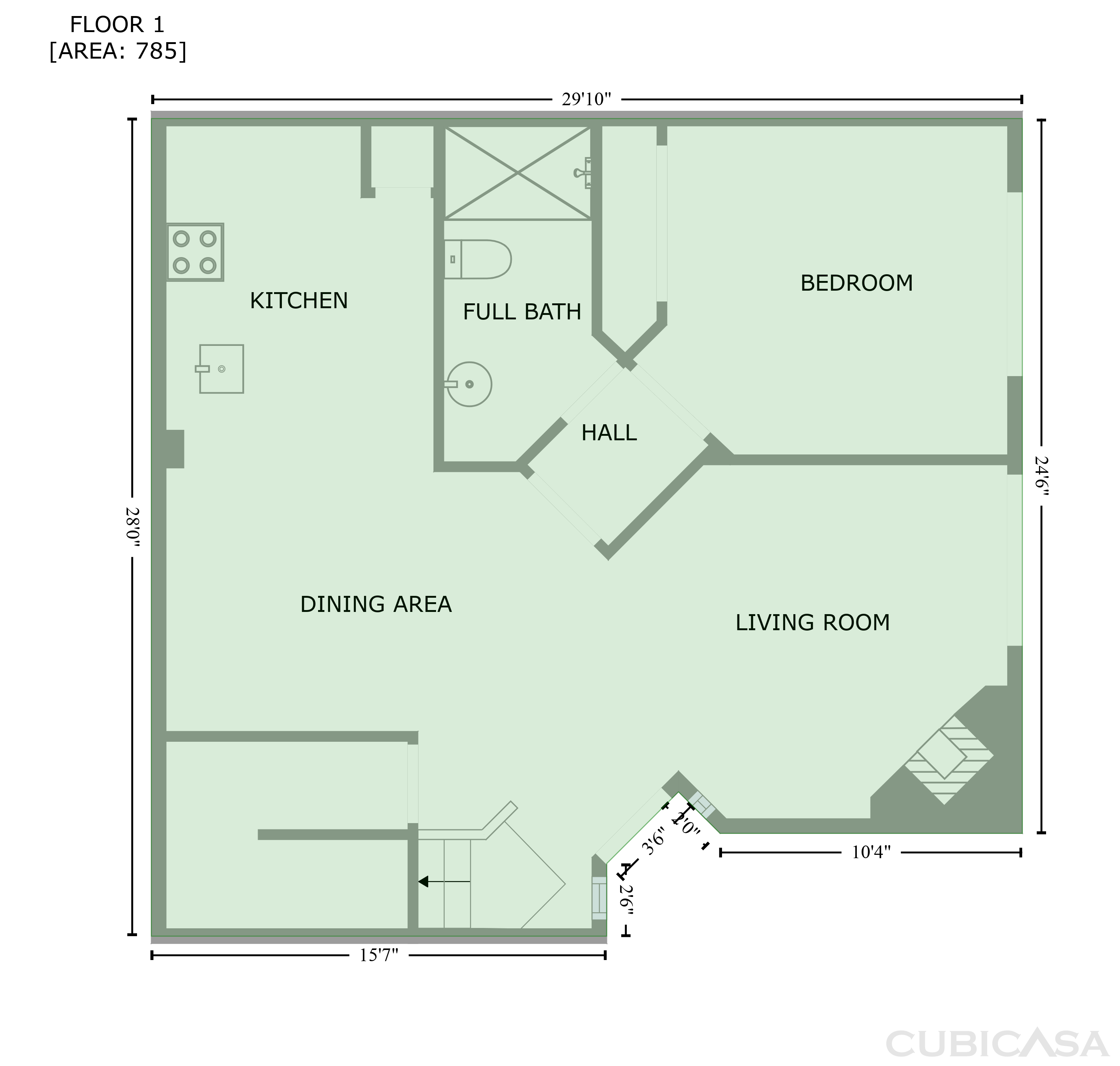 Main Floor of 10410 N Cave Creek Rd, Phoenix, AZ