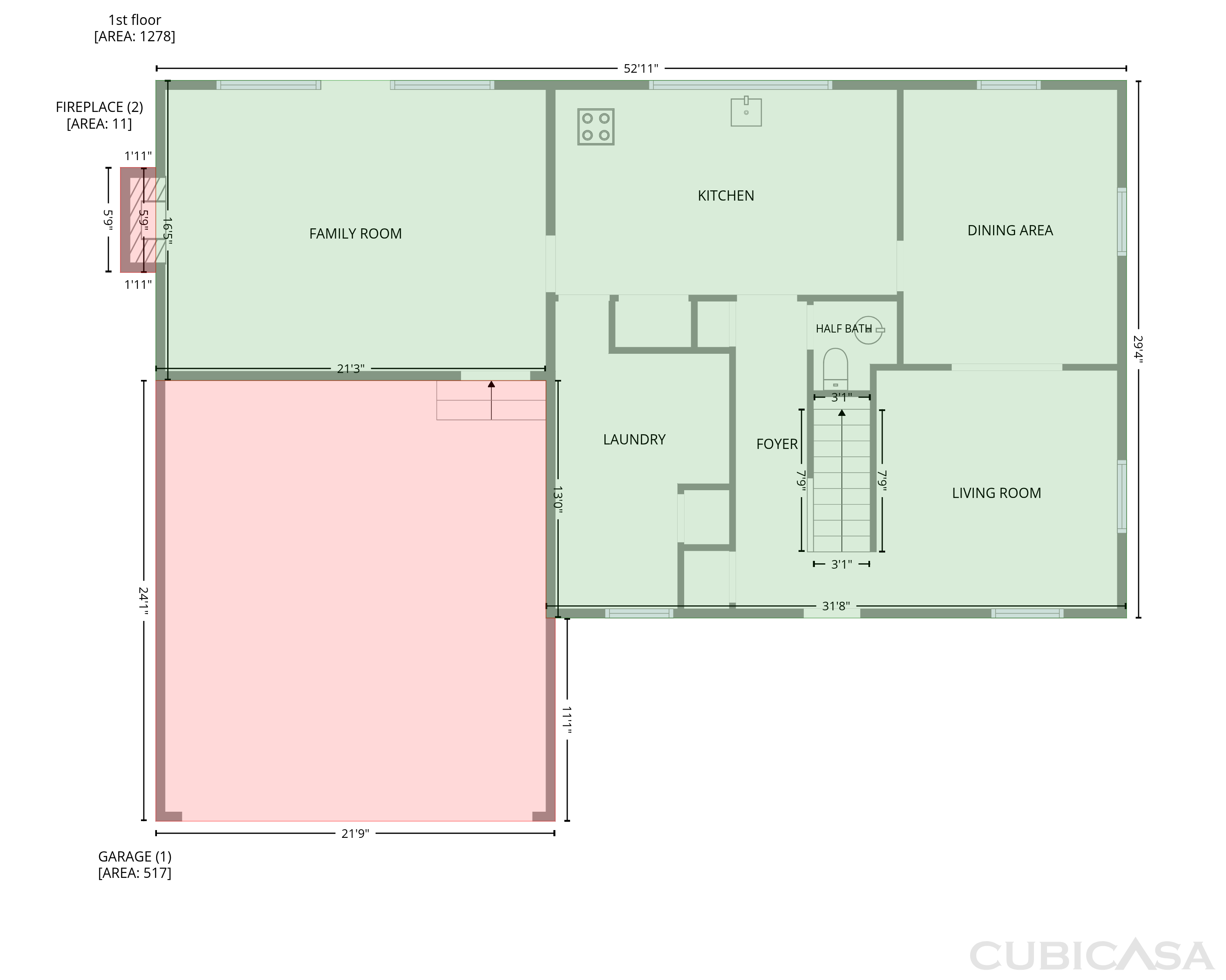 Main Floor of 127 Hope Dr, Daphne, AL