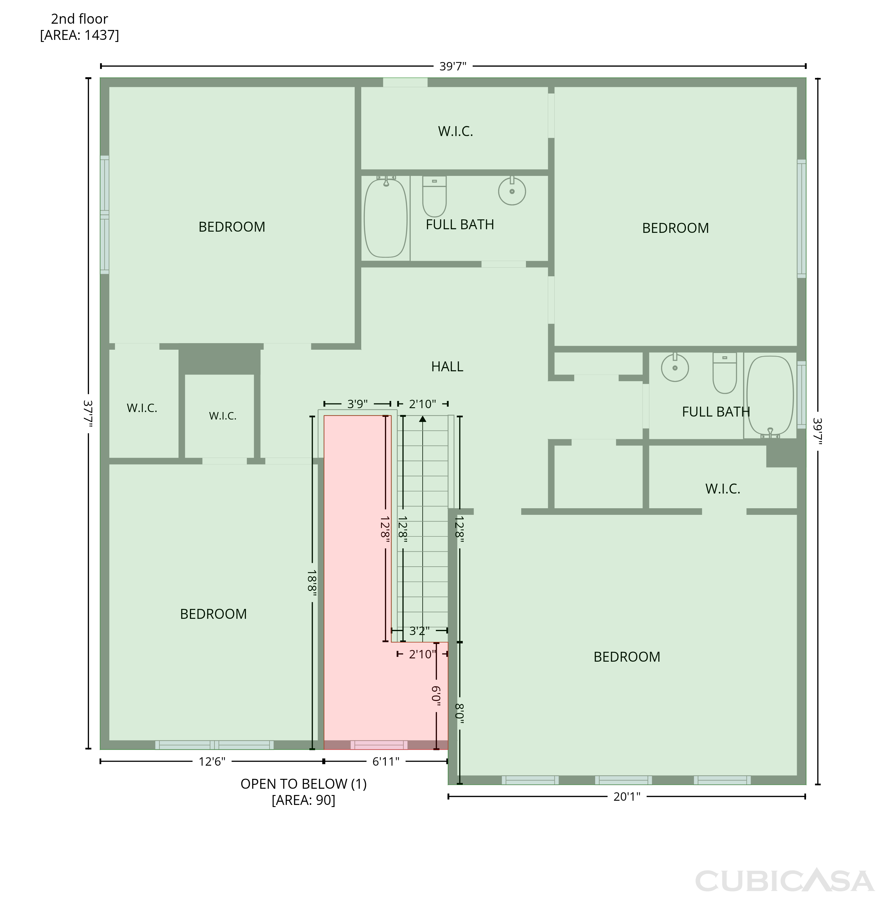 Second Floor of 10713 Vista Heights Blvd, Fort Worth, TX