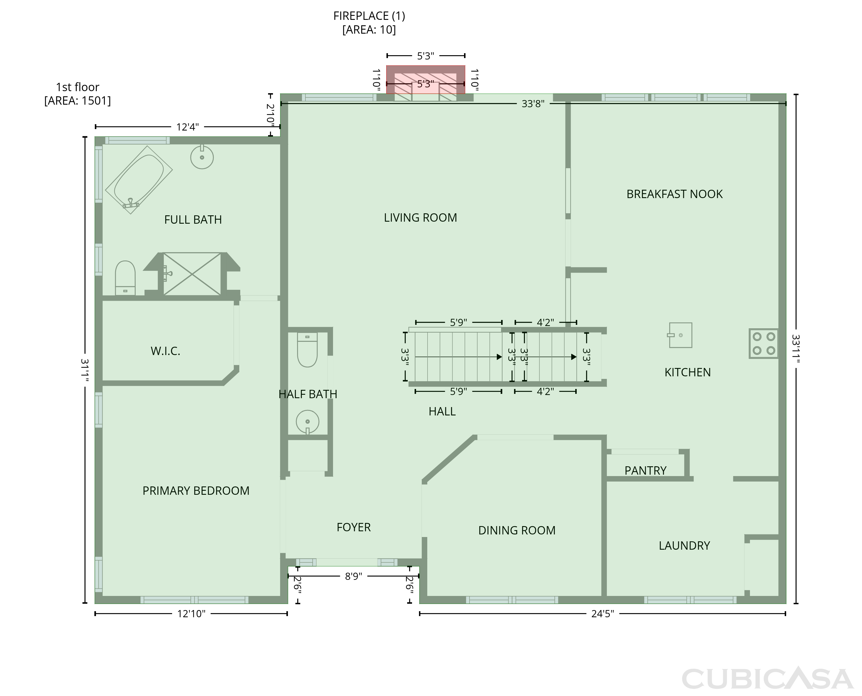 Second Floor of 7132 Teaberry Ct, Ooltewah, TN