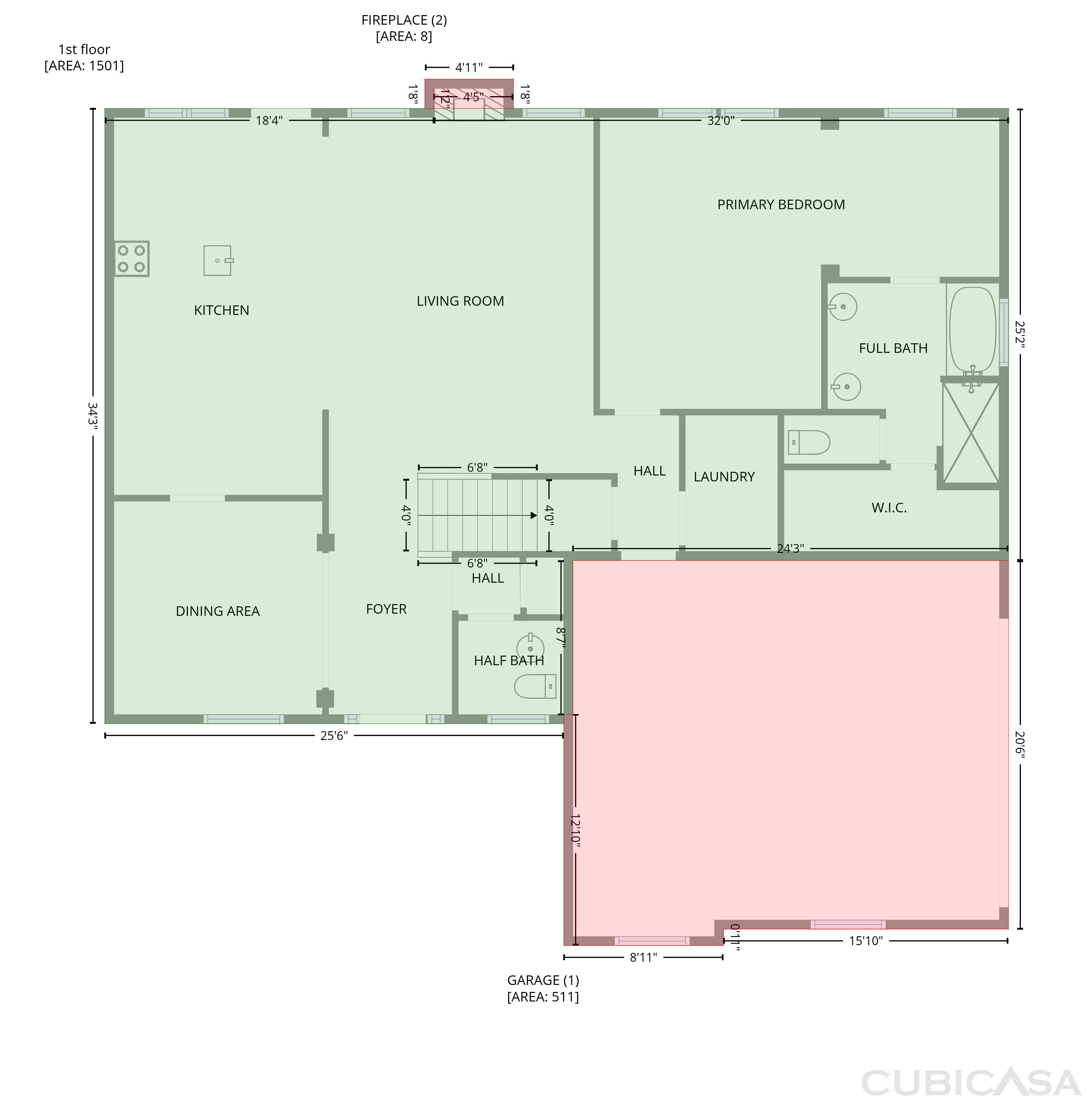 Main Floor of 30 Timber Dr, Forsyth, GA