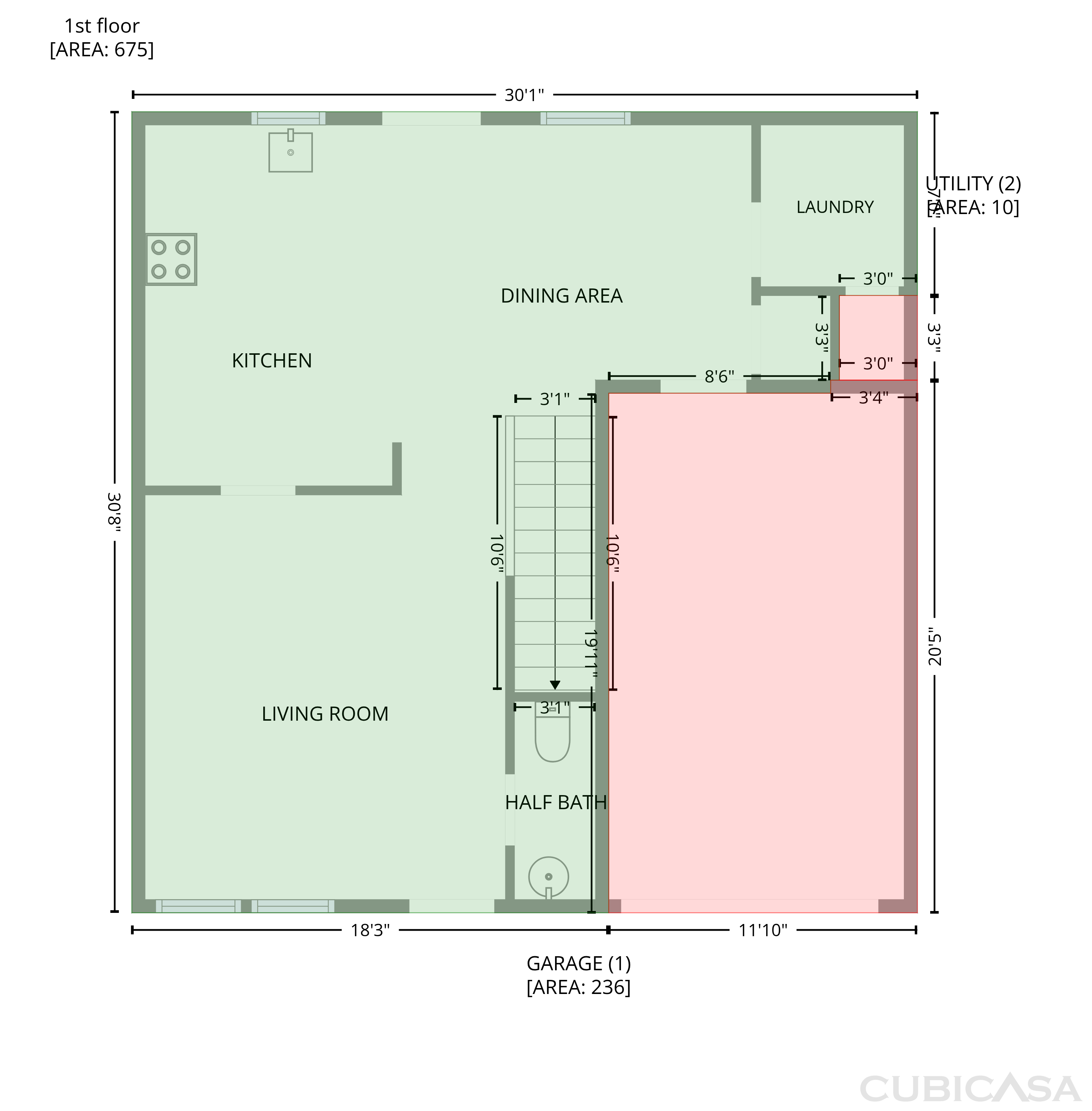 Main Floor of 115 Lemon Ln, Greensboro, NC
