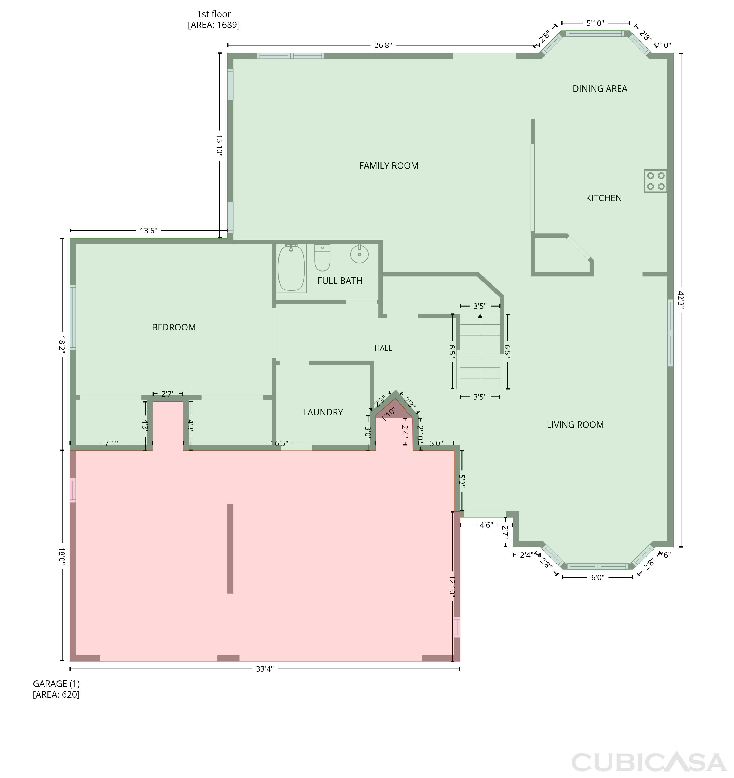 Main Floor of 6503 W Misty Mountain Way, Tucson, AZ
