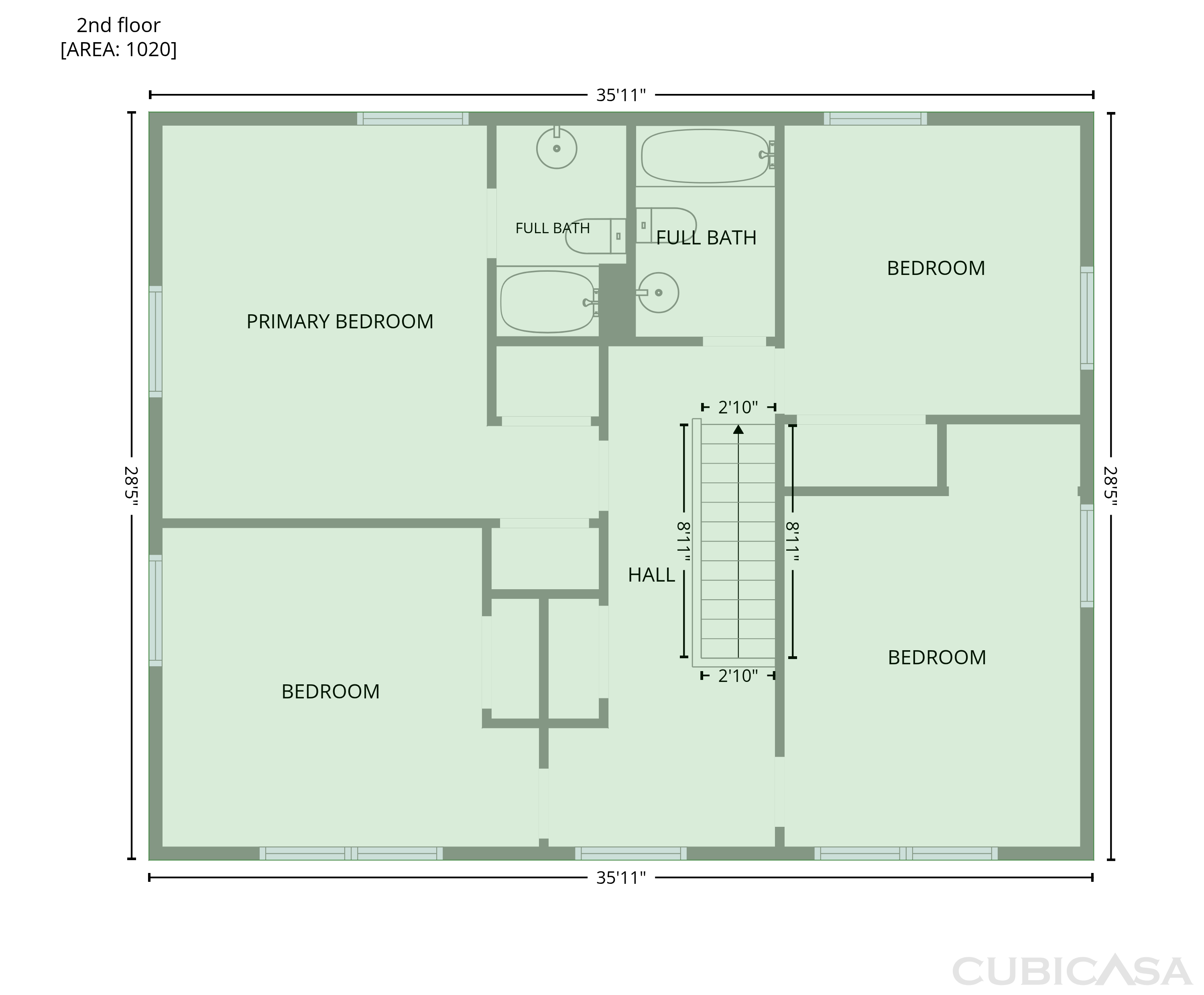 Second Floor of 1604 Drayton Woods Dr, Tucker, GA