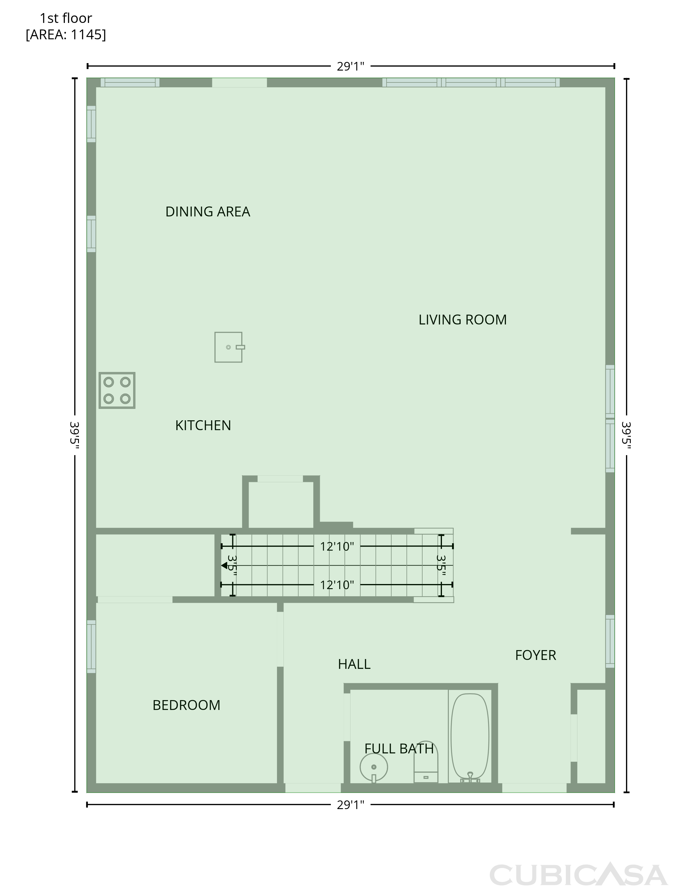 Main Floor of 4022 Lake Cypress Cir, Houston, TX