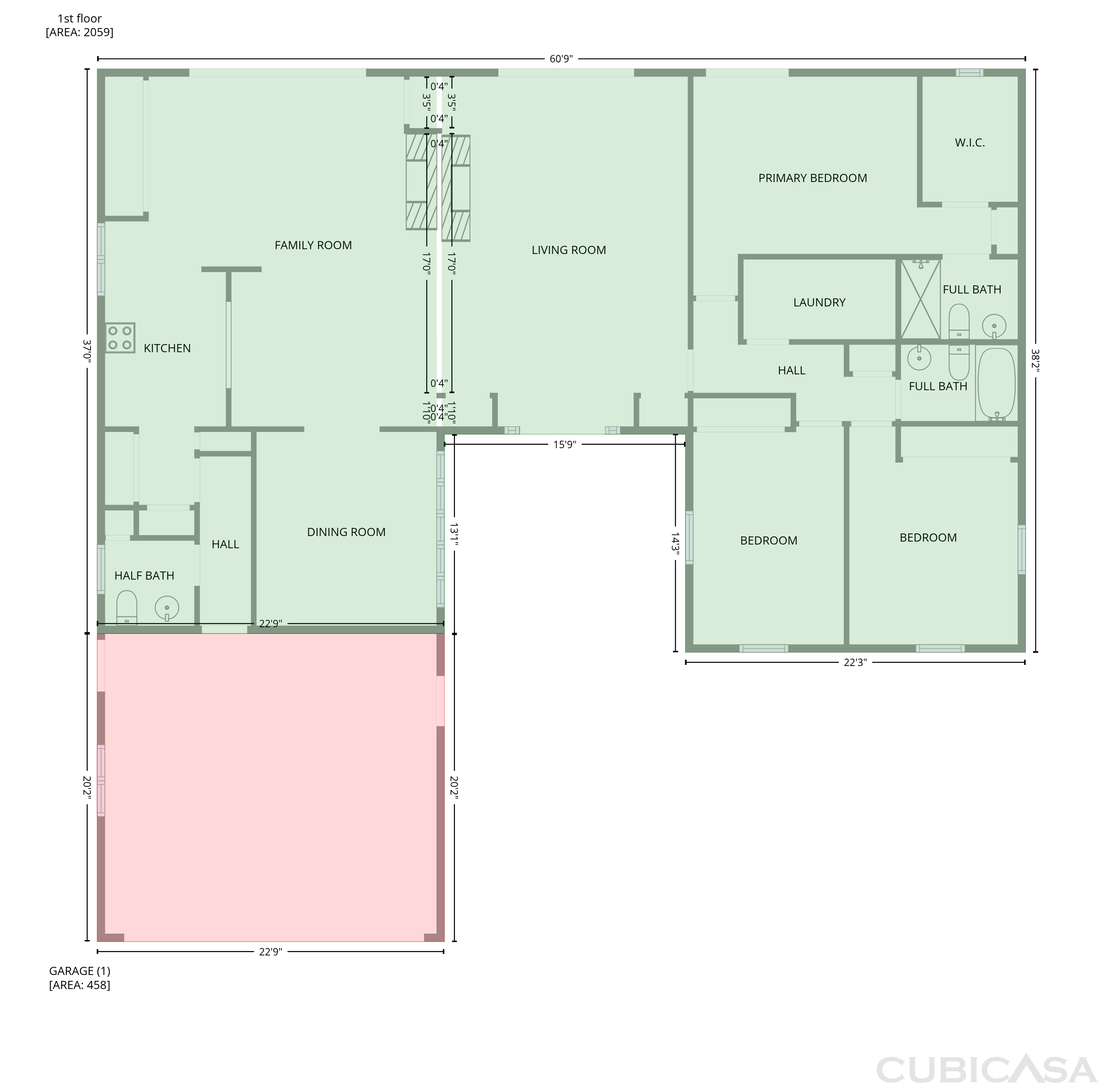 Main Floor of 5896 Mills Creek Ln, North Ridgeville, OH