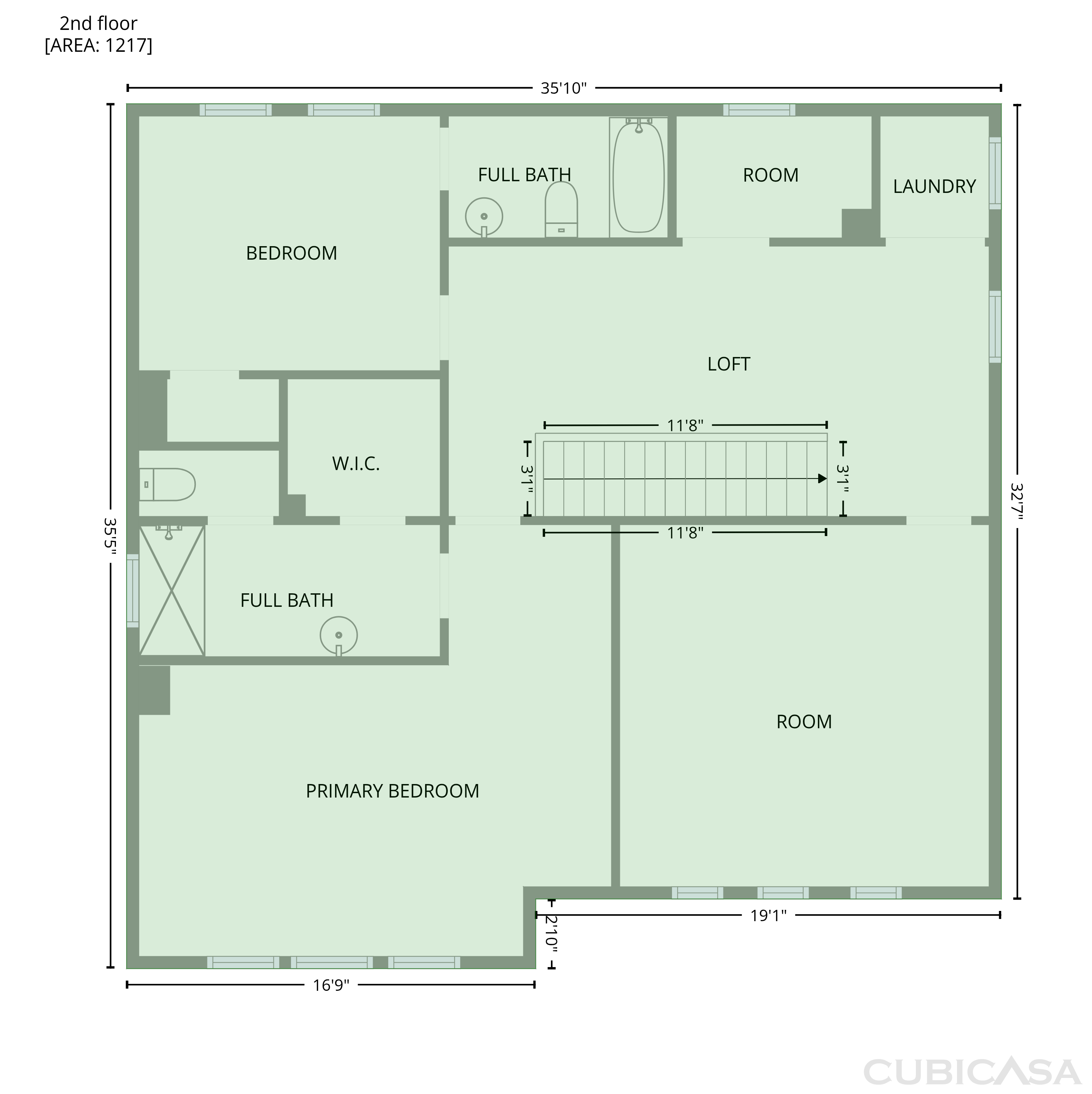 Second Floor of 6711 Rowell Ct, Missouri City, TX