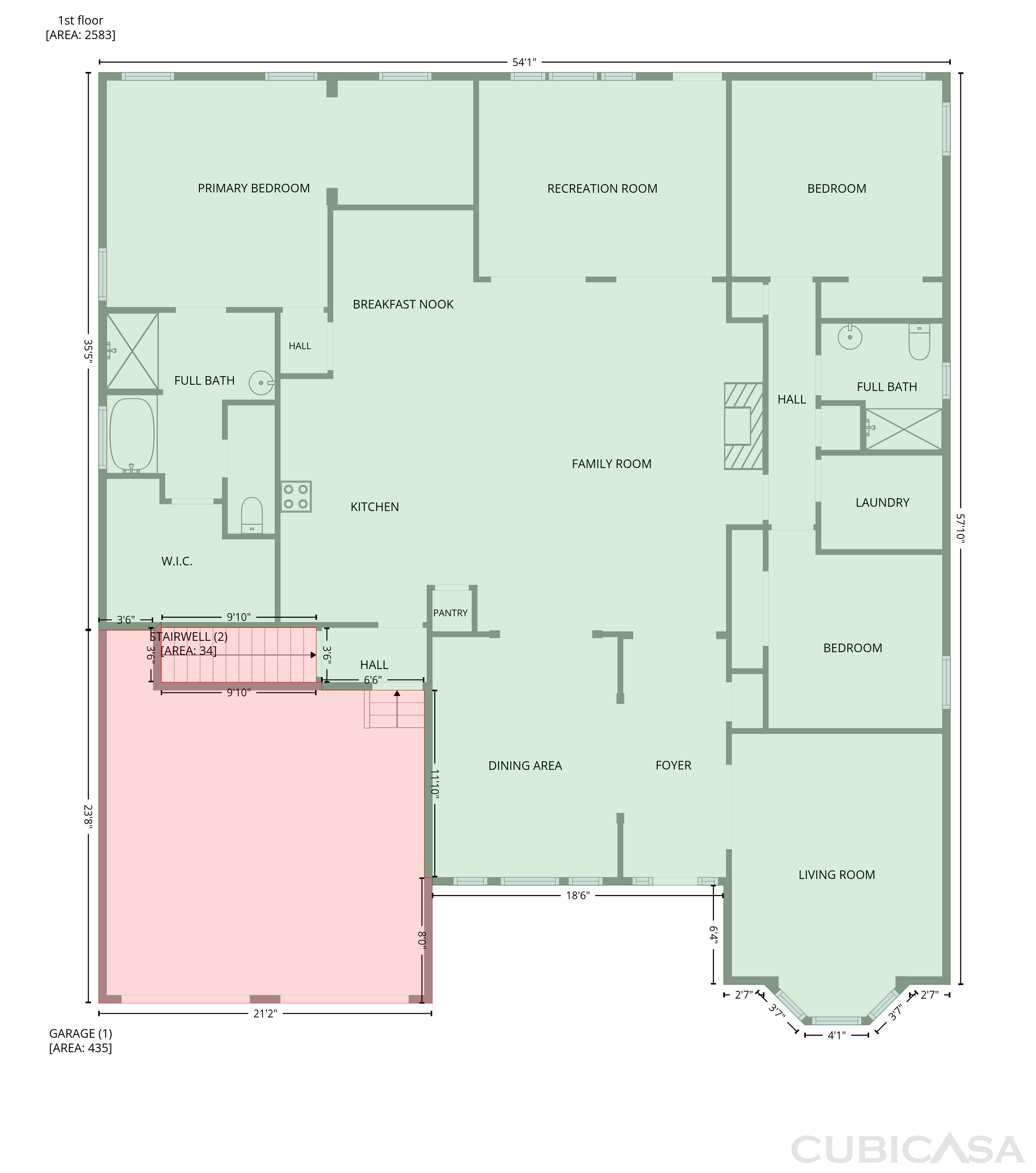 Second Floor of 6785 Bransford Dr, Cumming, GA