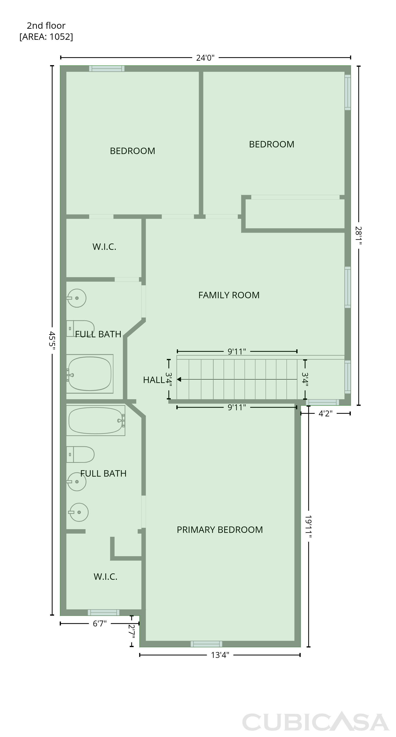 Second Floor of 4801 Ossington Ct, Indianapolis, IN