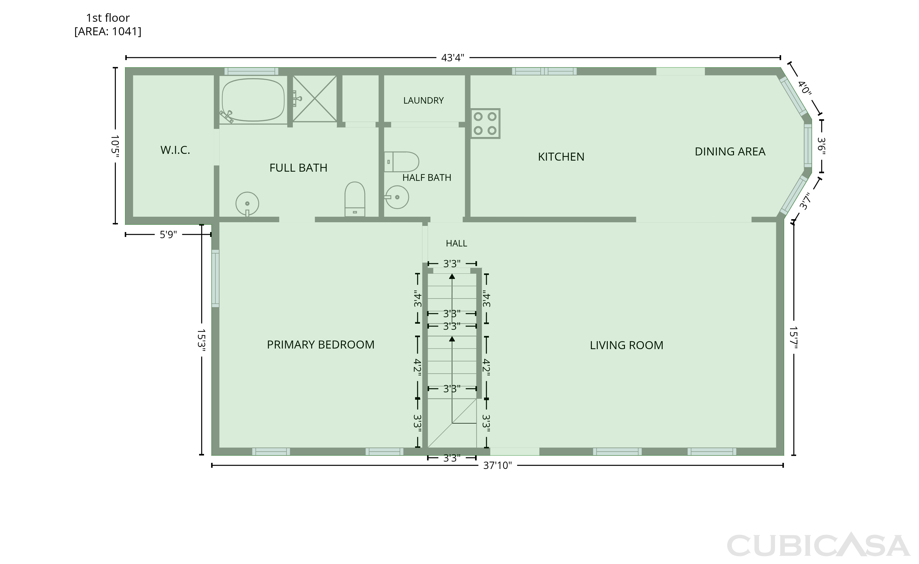 Second Floor of 221 Glen Ridge Dr, Villa Rica, GA