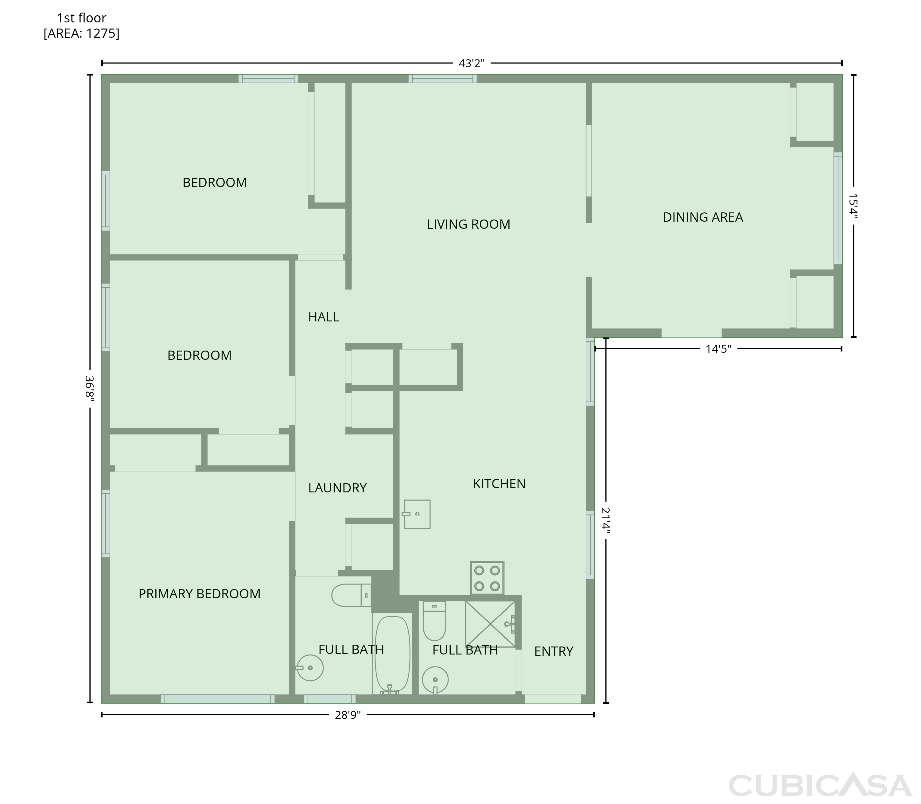 Main Floor of 514 Wellington Blvd, Shelbyville, IN
