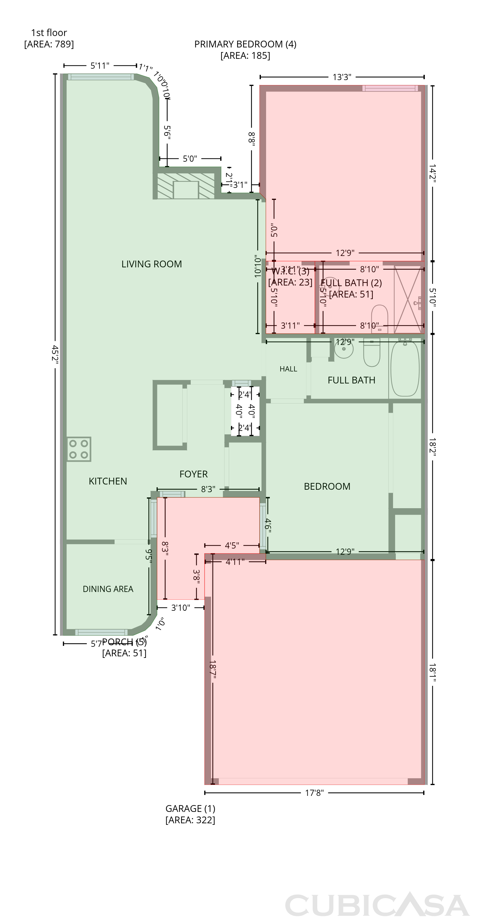 Main Floor of 3621 N Forgeus Ave, Tucson, AZ