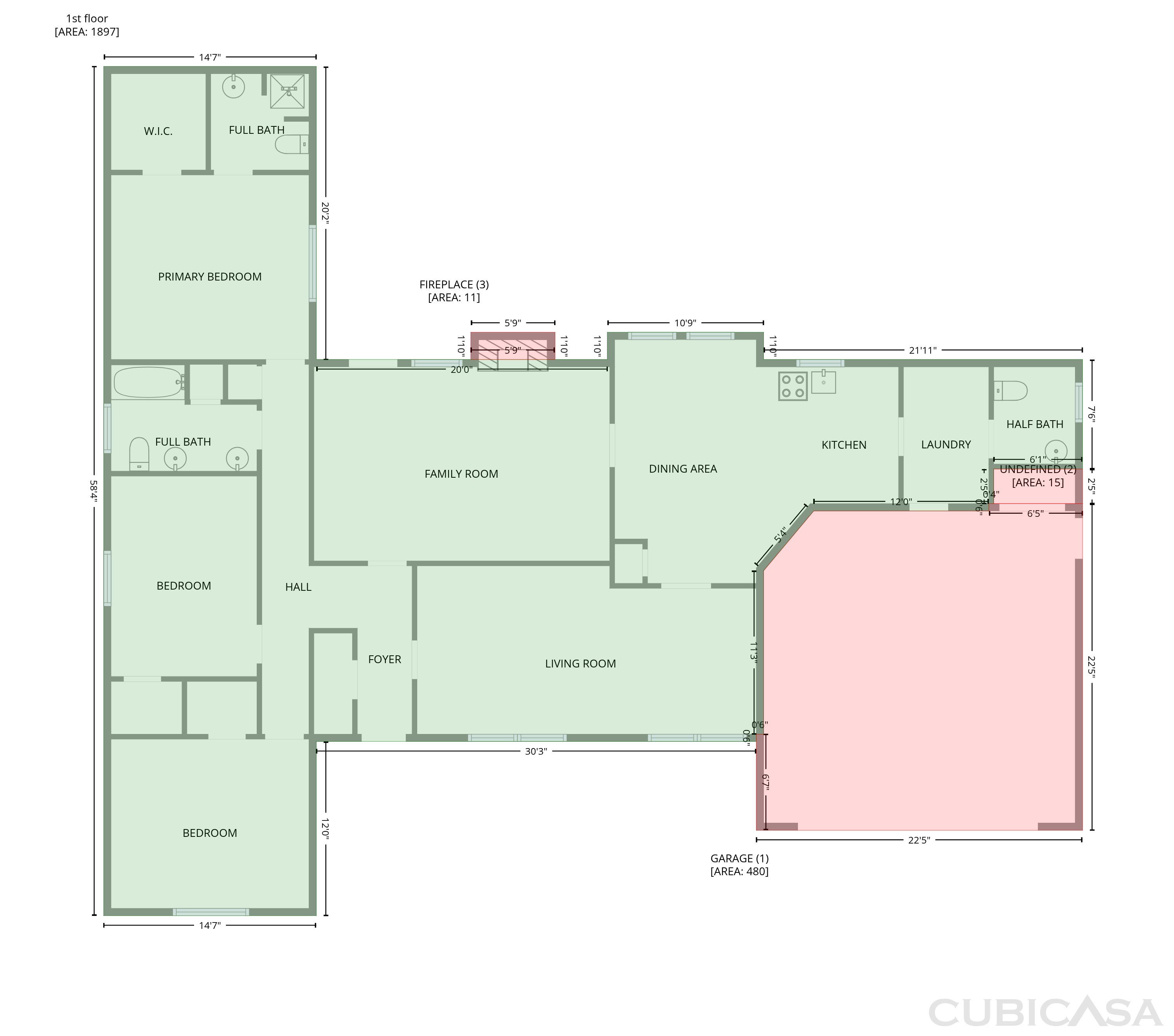 Main Floor of 4600 Rolling Hills Dr, Bartlesville, OK