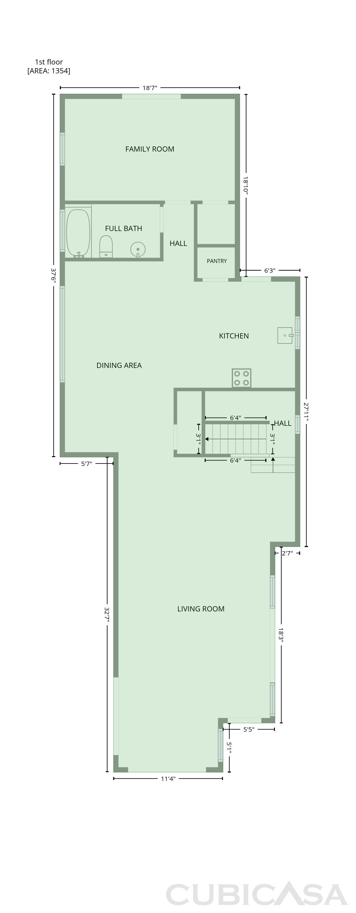 Main Floor of 2418 Dallas St, Los Angeles, CA