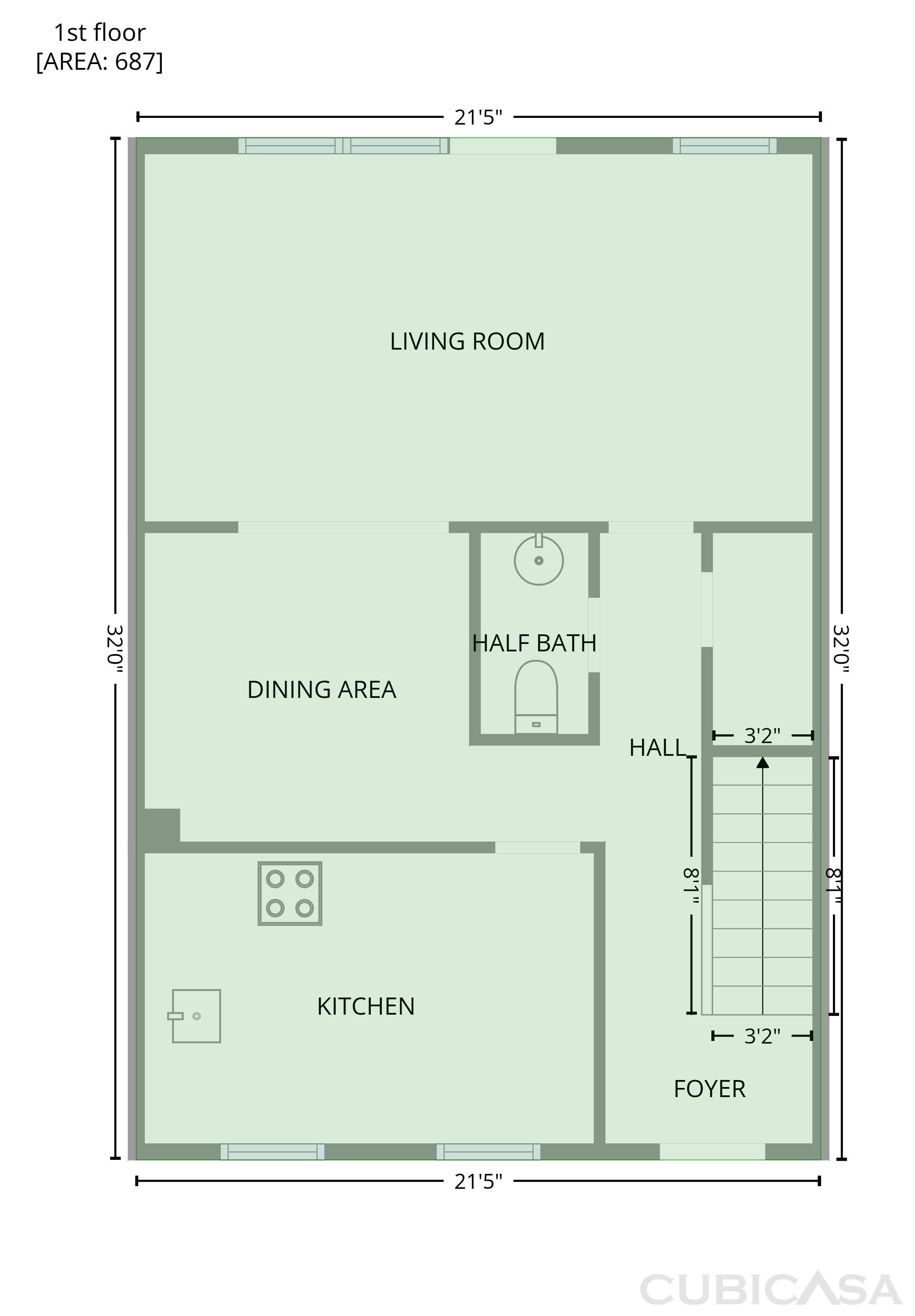 Main Floor of 3229 Regents Park Ln, Greensboro, NC