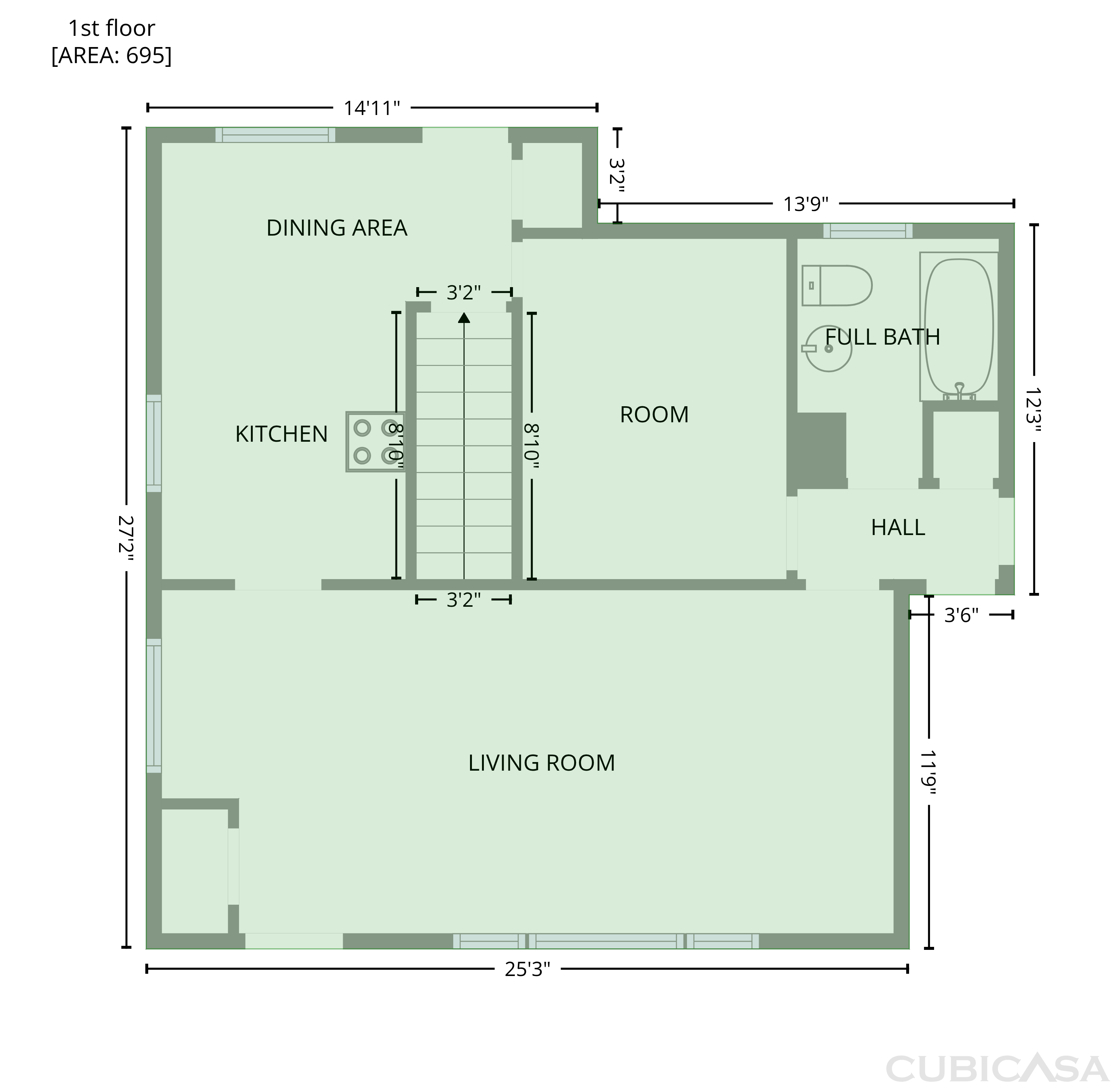 Second Floor of 2517 Nokomis Ave, St. Paul, MN