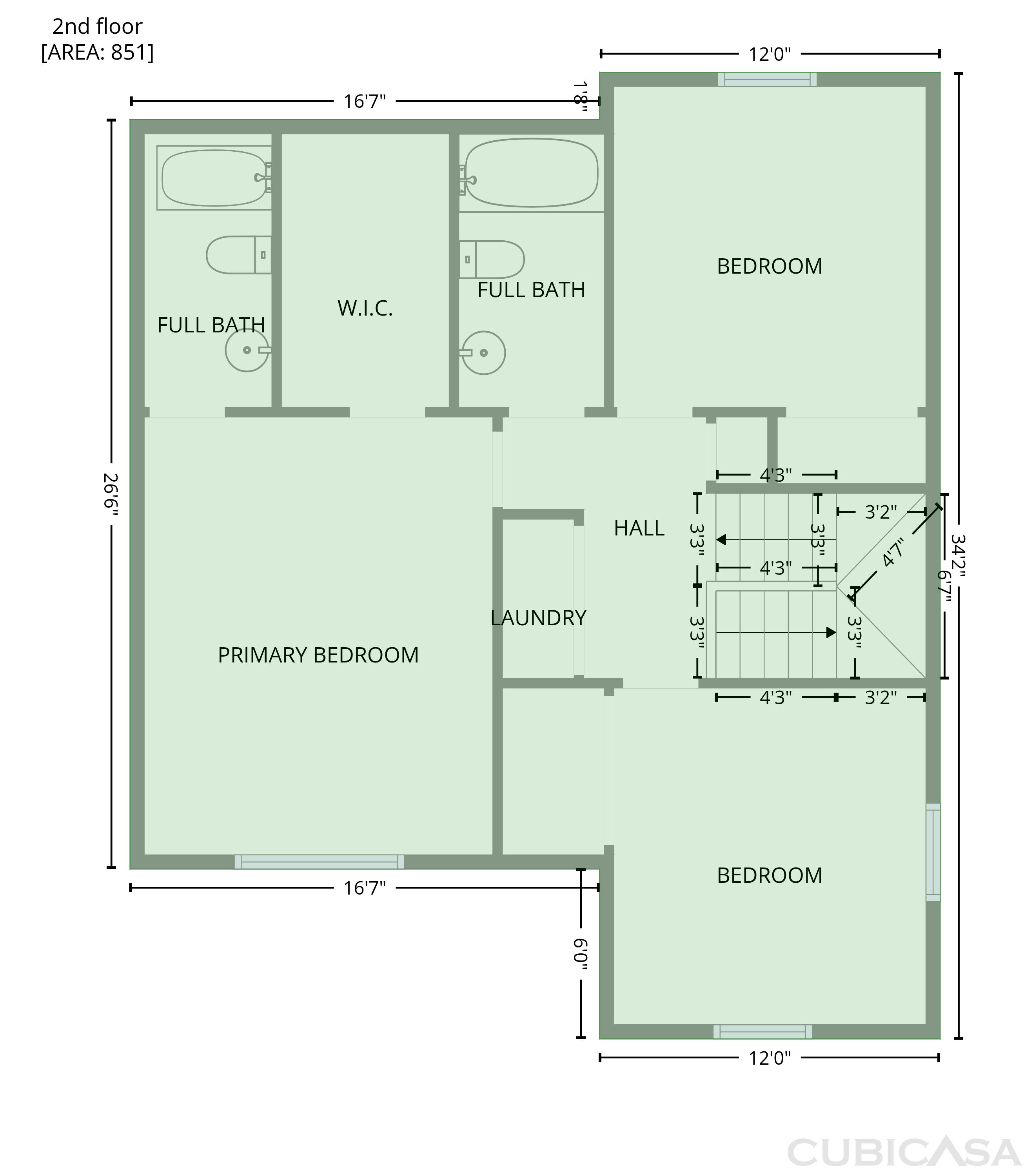 Third Floor of 880 Mill St, Ortonville, MI