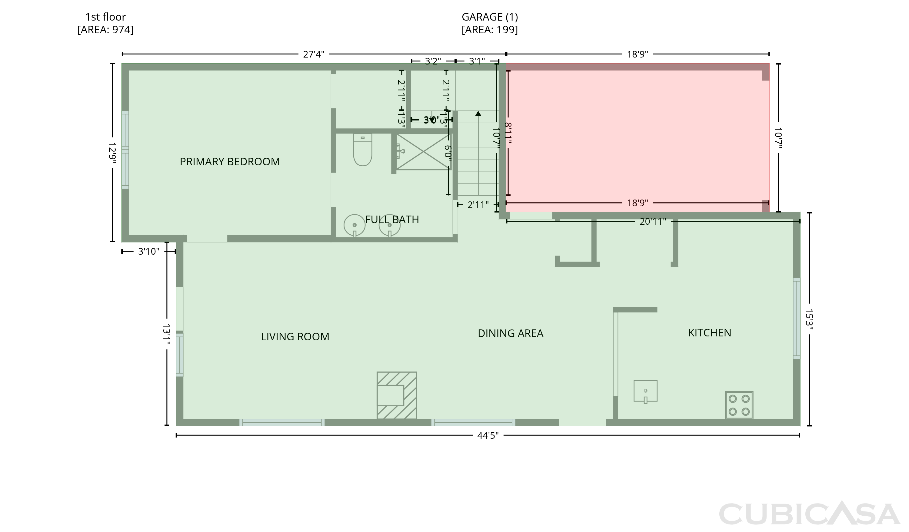 Main Floor of 30 Pickwick Pl, Greensboro, NC
